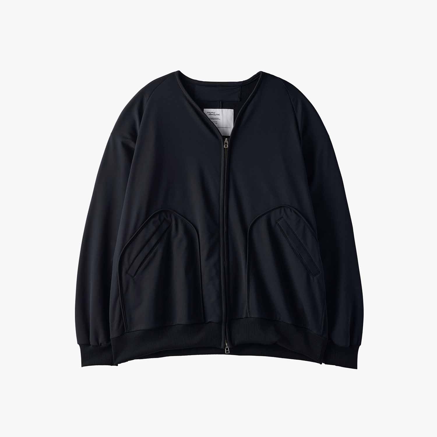 UNTRACE アントレース _295 スウェットカーディガン BLACK