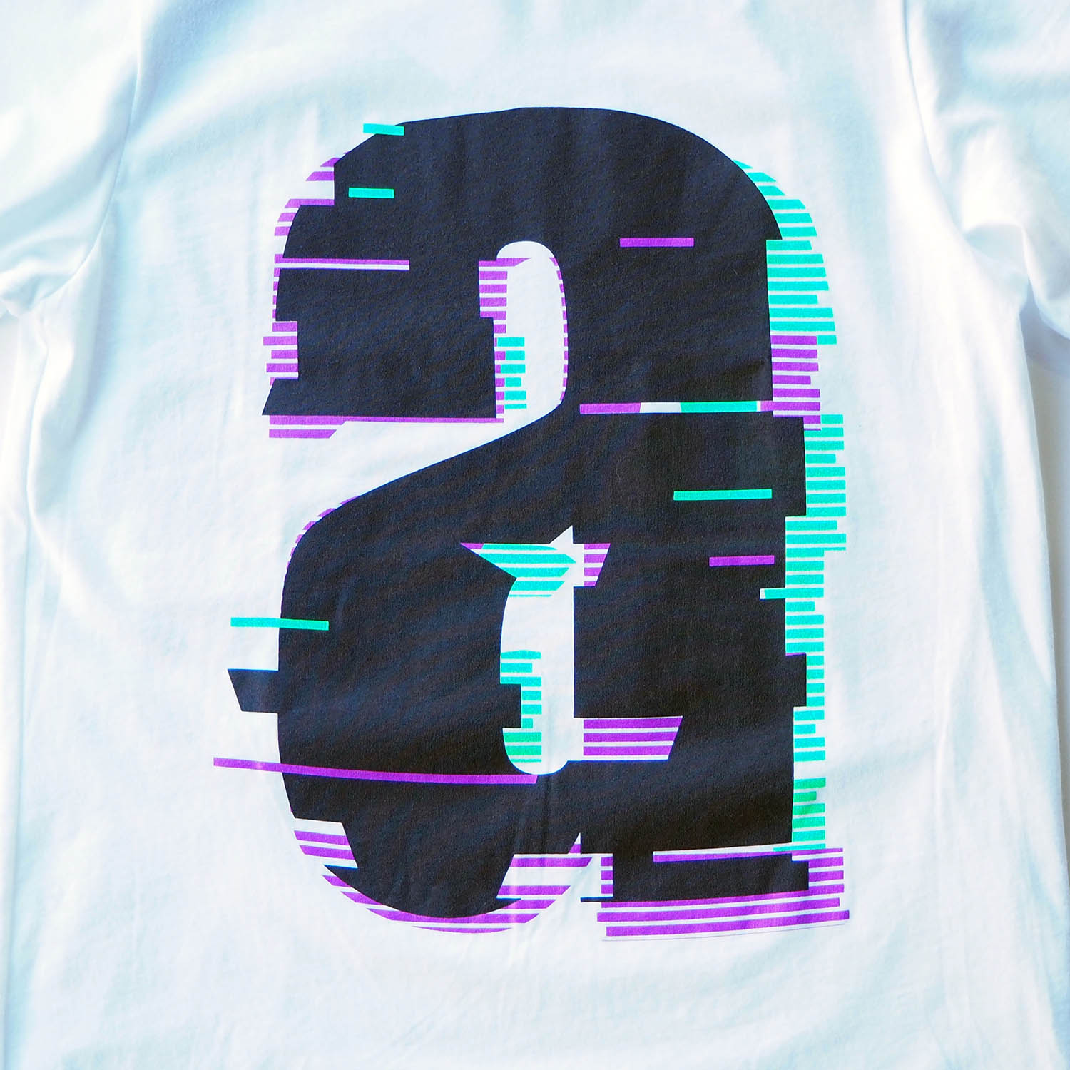 am / after midnight nyc エーエム アフターミッドナイト NOISE TEE プリントTシャツ ホワイト