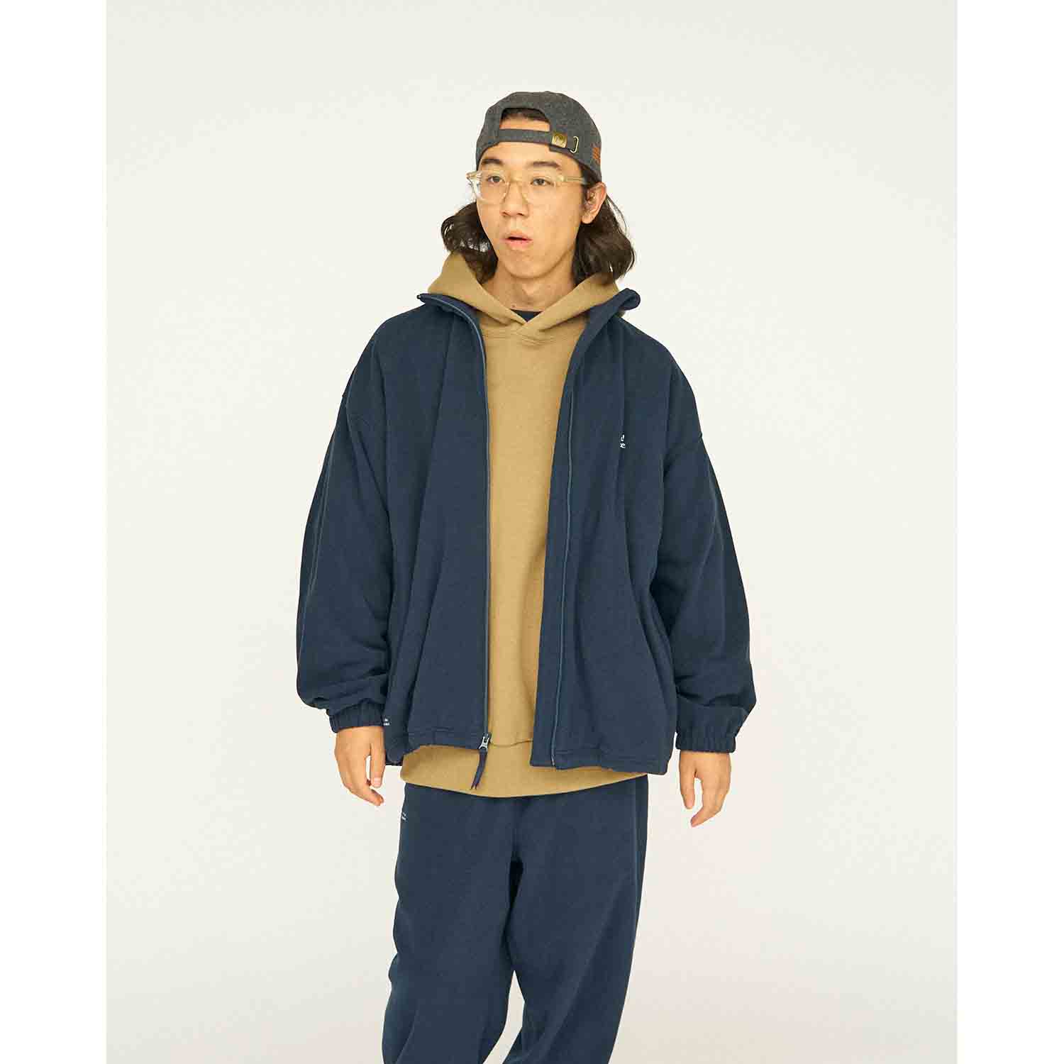 フレッシュサービス ReFresh!Service セットアップ L ネイビー フレッシュサービス フリース セットアップ ネイビー