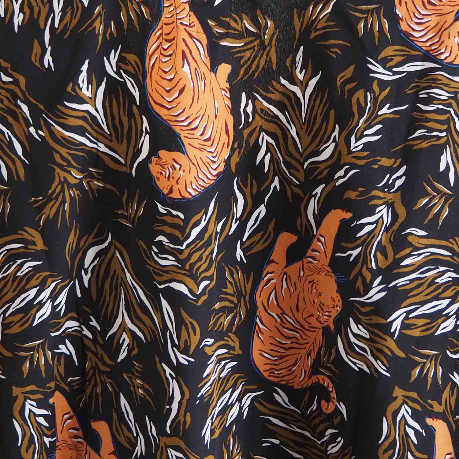 EXPANSION エクスパンション LUXOR SHIRTS オープンカラーシャツ タイガー柄