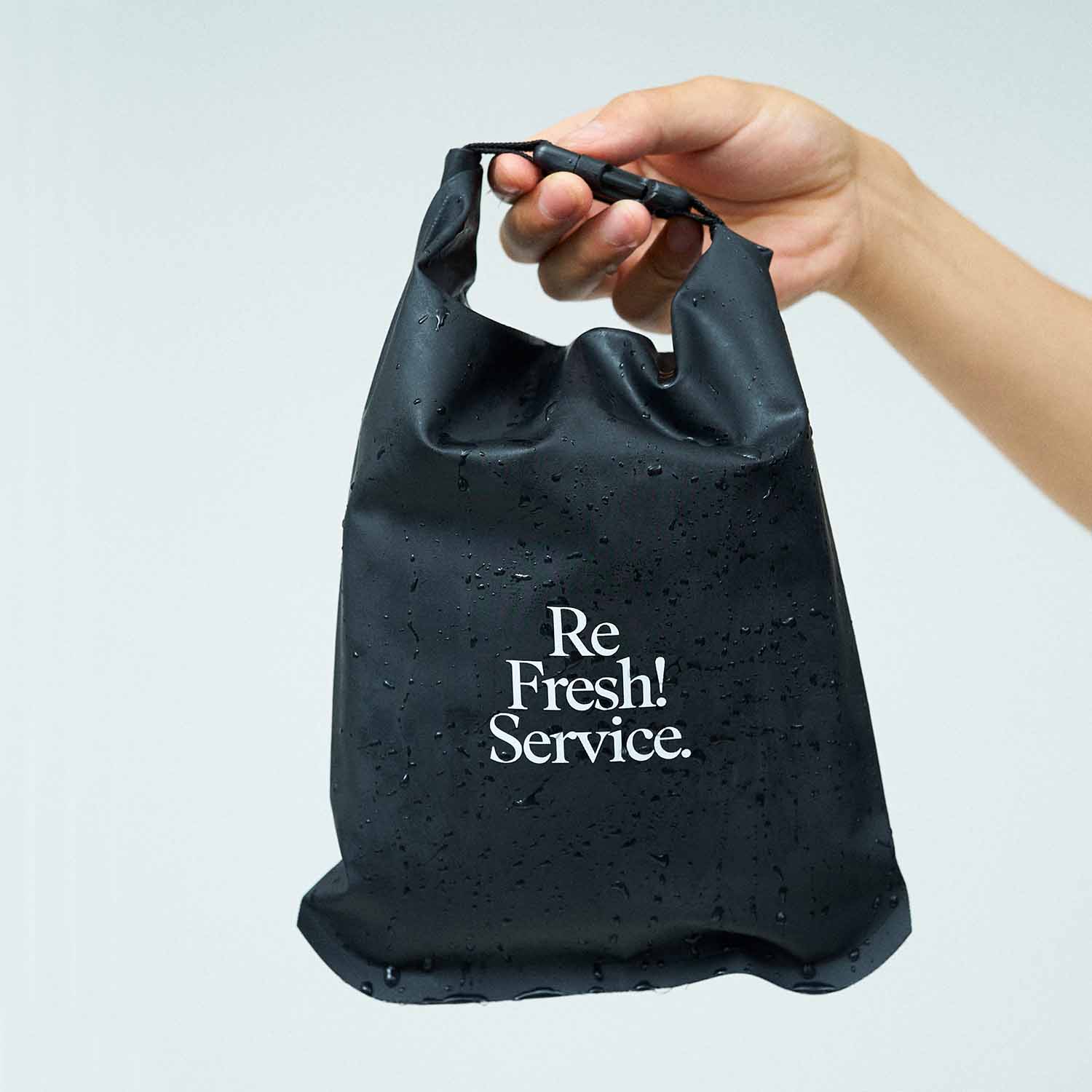 FreshService フレッシュサービス ReFresh!Service ROLL TOP POUCH ロールトップポーチ BLACK ブラック