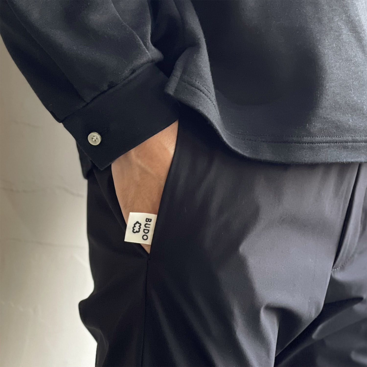 BUDO ブドー CROSS AIR STRETCH PANTS クロスエアストレッチパンツ Midnight Navy ミッドナイトネイビー