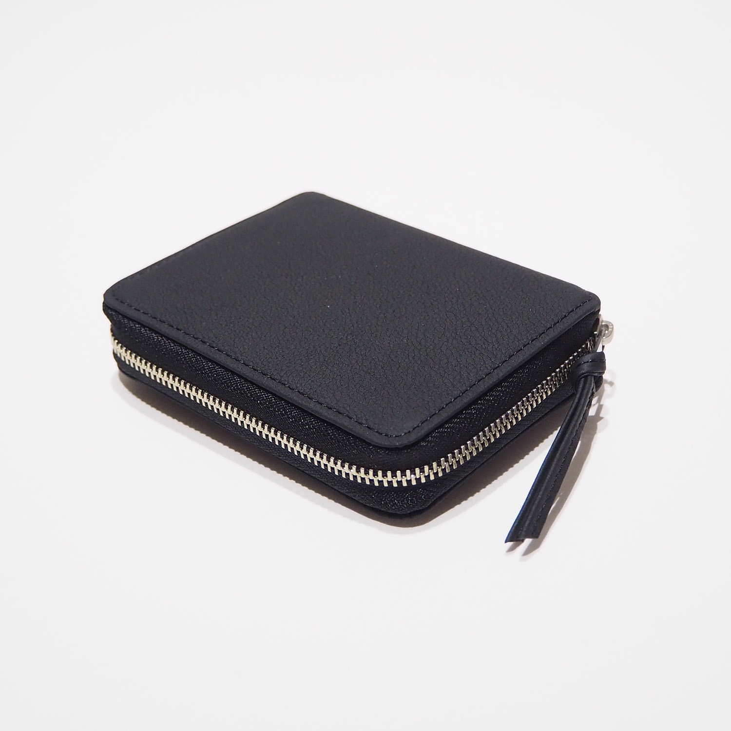 小物 ERA L002 BUBBLE CALF ROUND PALM WALLET ERA. / Bubble Calf Round Palm Wallet (Gray) | twelve