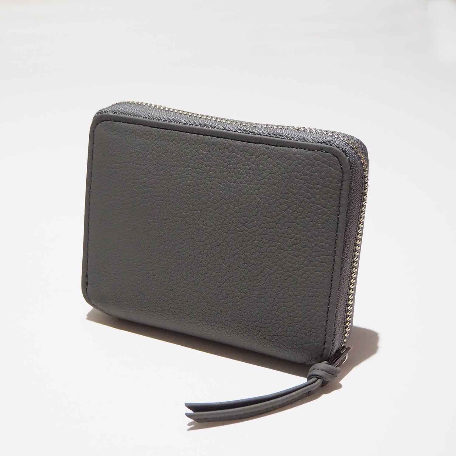 ERA. イーラ BUBBLE CALF ROUND PALM WALLET バブルカーフラウンド