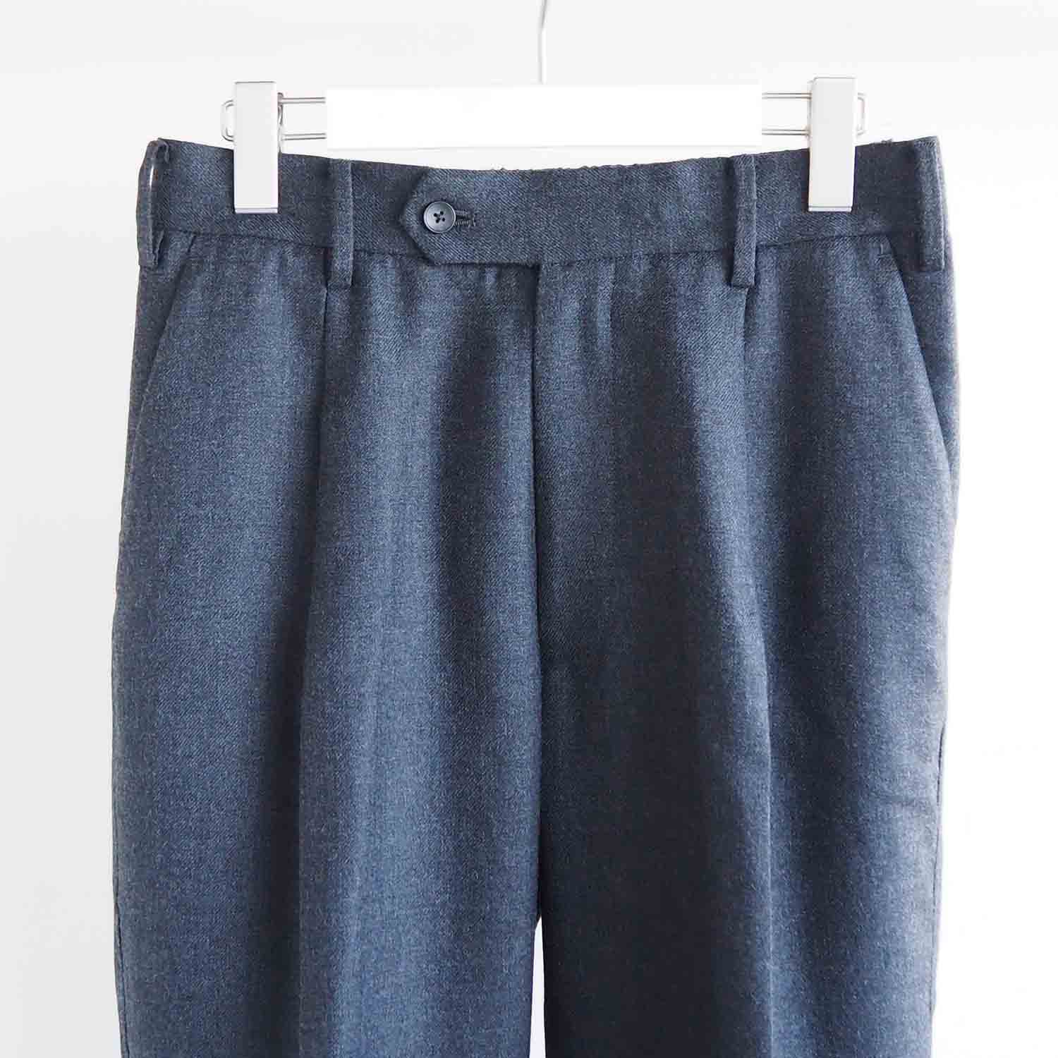 FANTASTICDAYS ファンタスティックデイズ 1PSLACKS 1プリーツスラックス ダークグレー