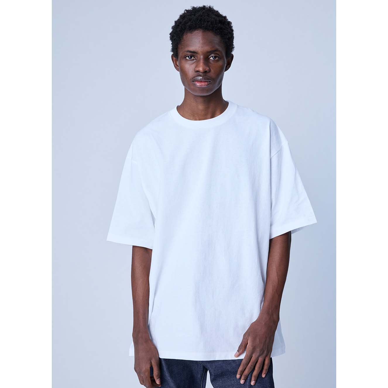 COTTON RESEARCH CLUB コットンリサーチクラブ S/S Tubular T-Shirt(丸胴) クルーネックTシャツ WHITE ホワイト
