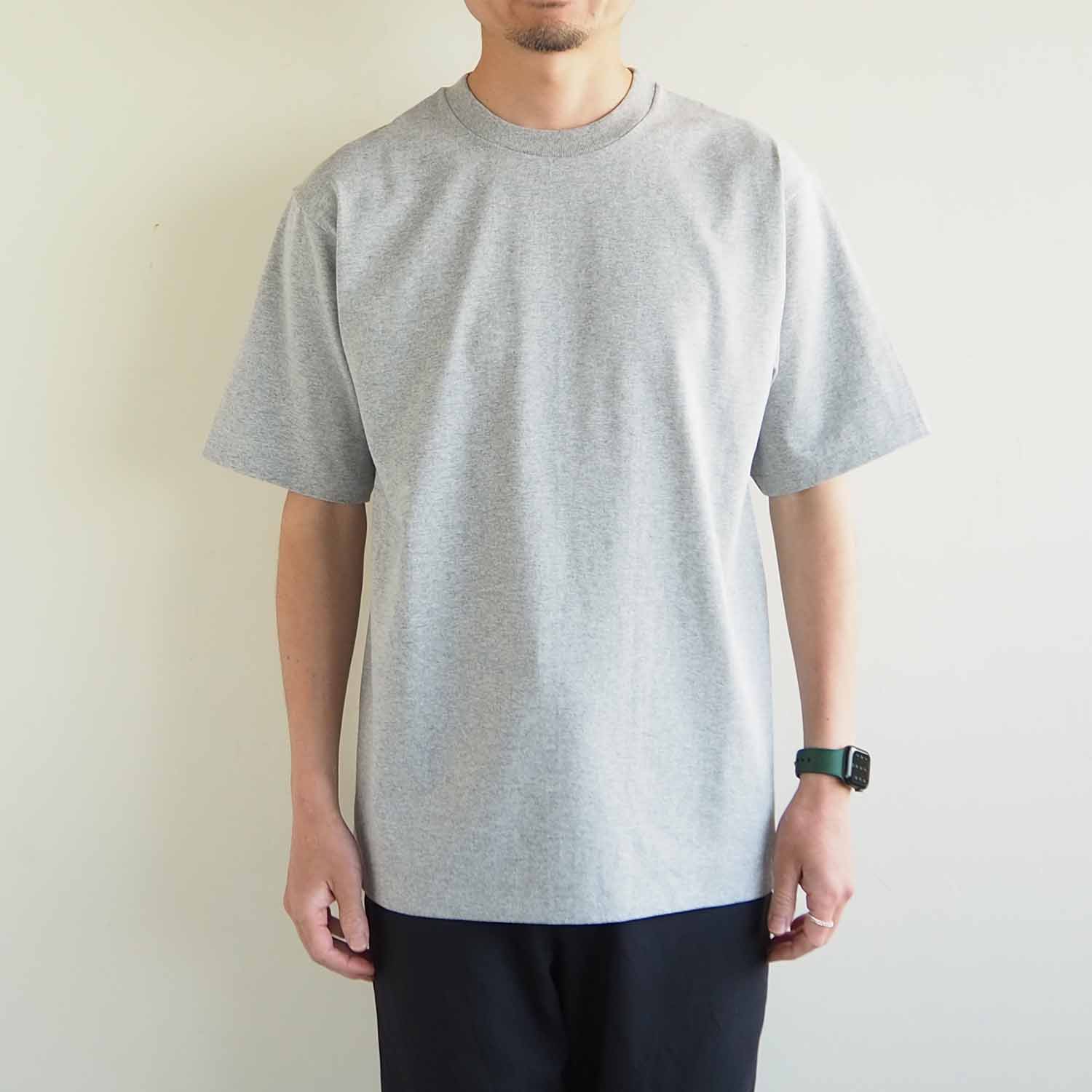 COTTON RESEARCH CLUB コットンリサーチクラブ S/S Tubular T-Shirt(丸胴) クルーネックTシャツ WHITE ホワイト