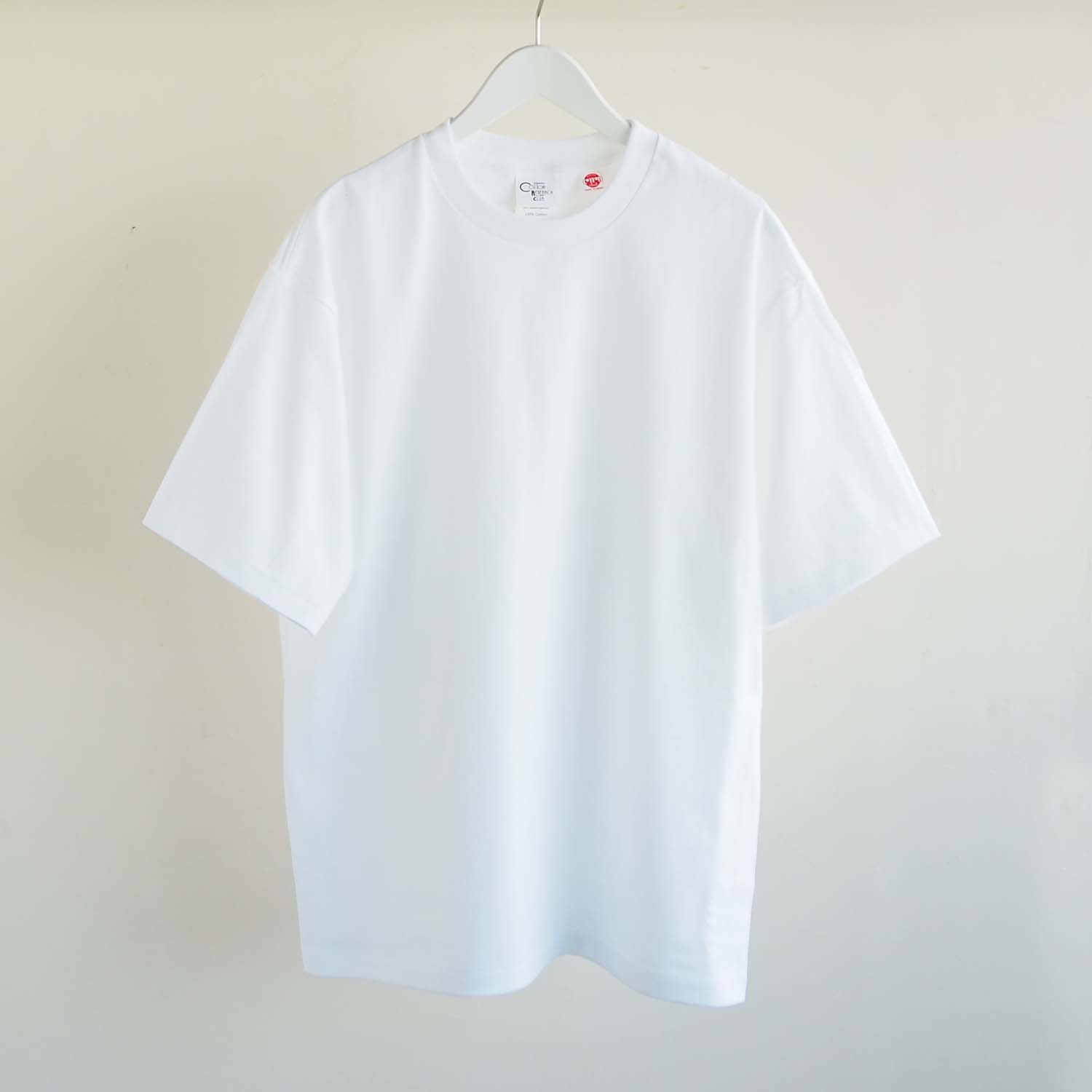 COTTON RESEARCH CLUB コットンリサーチクラブ S/S Tubular T-Shirt(丸胴) クルーネックTシャツ WHITE ホワイト