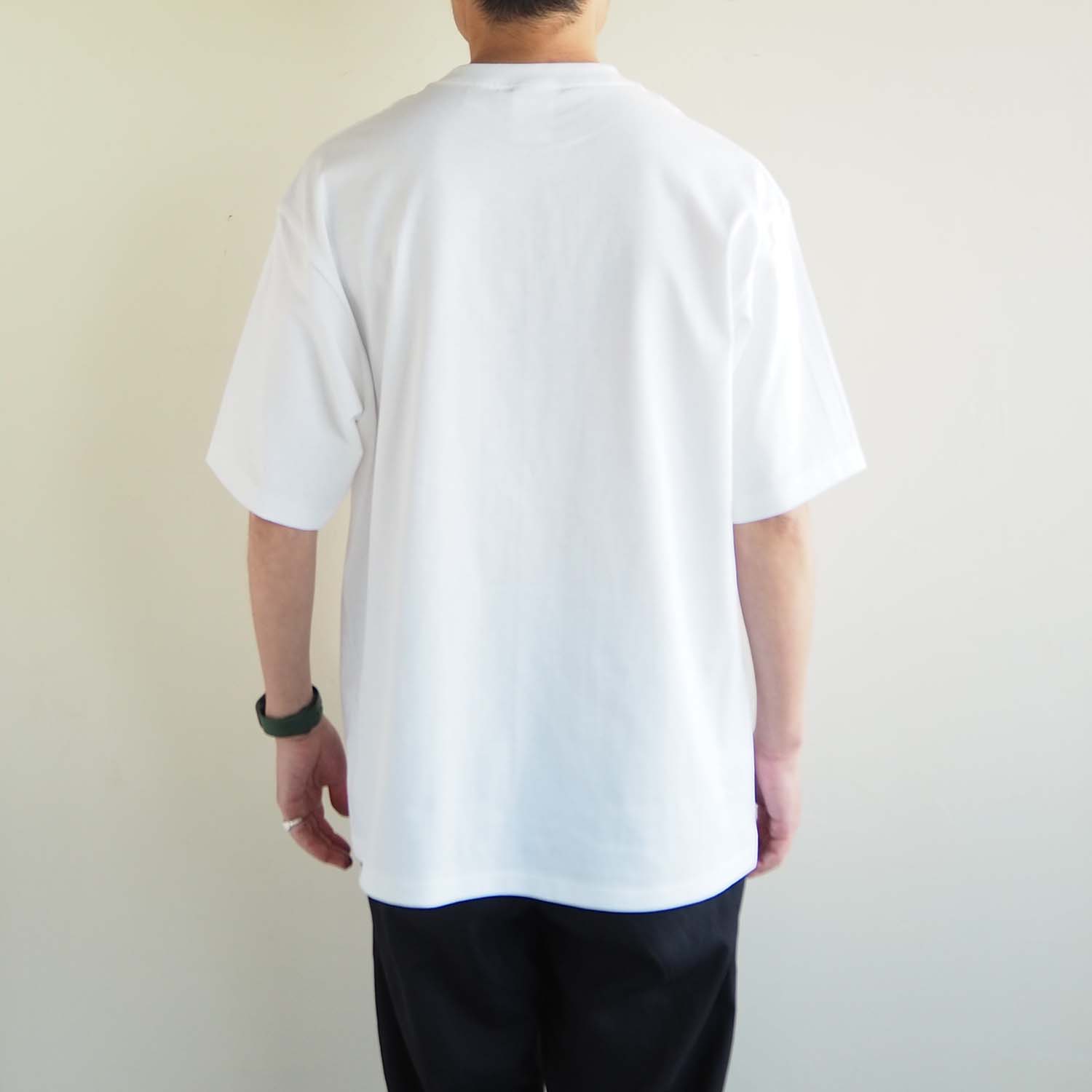 COTTON RESEARCH CLUB コットンリサーチクラブ S/S Tubular T-Shirt(丸胴) クルーネックTシャツ WHITE ホワイト