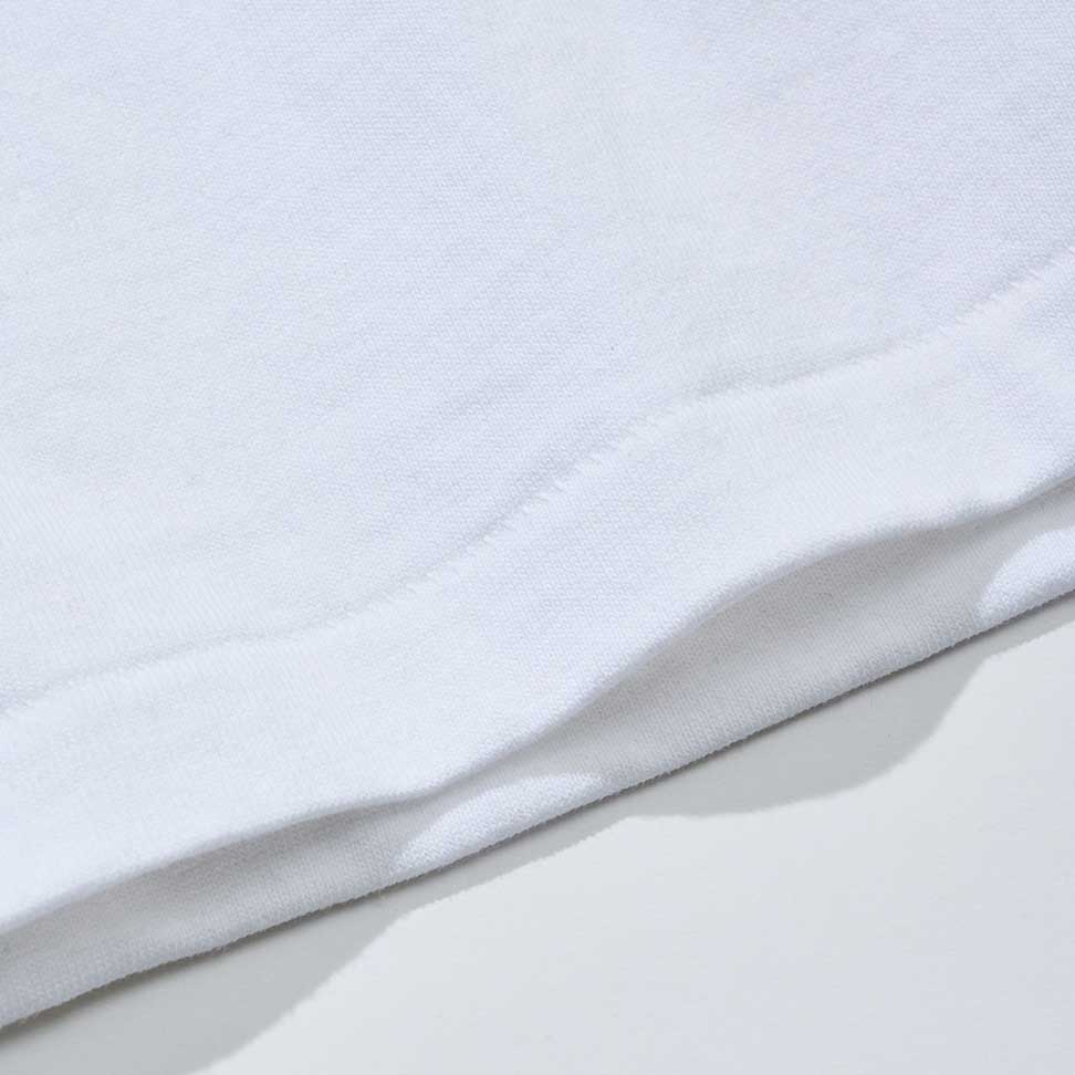 COTTON RESEARCH CLUB コットンリサーチクラブ S/S Tubular T-Shirt(丸胴) クルーネックTシャツ WHITE ホワイト