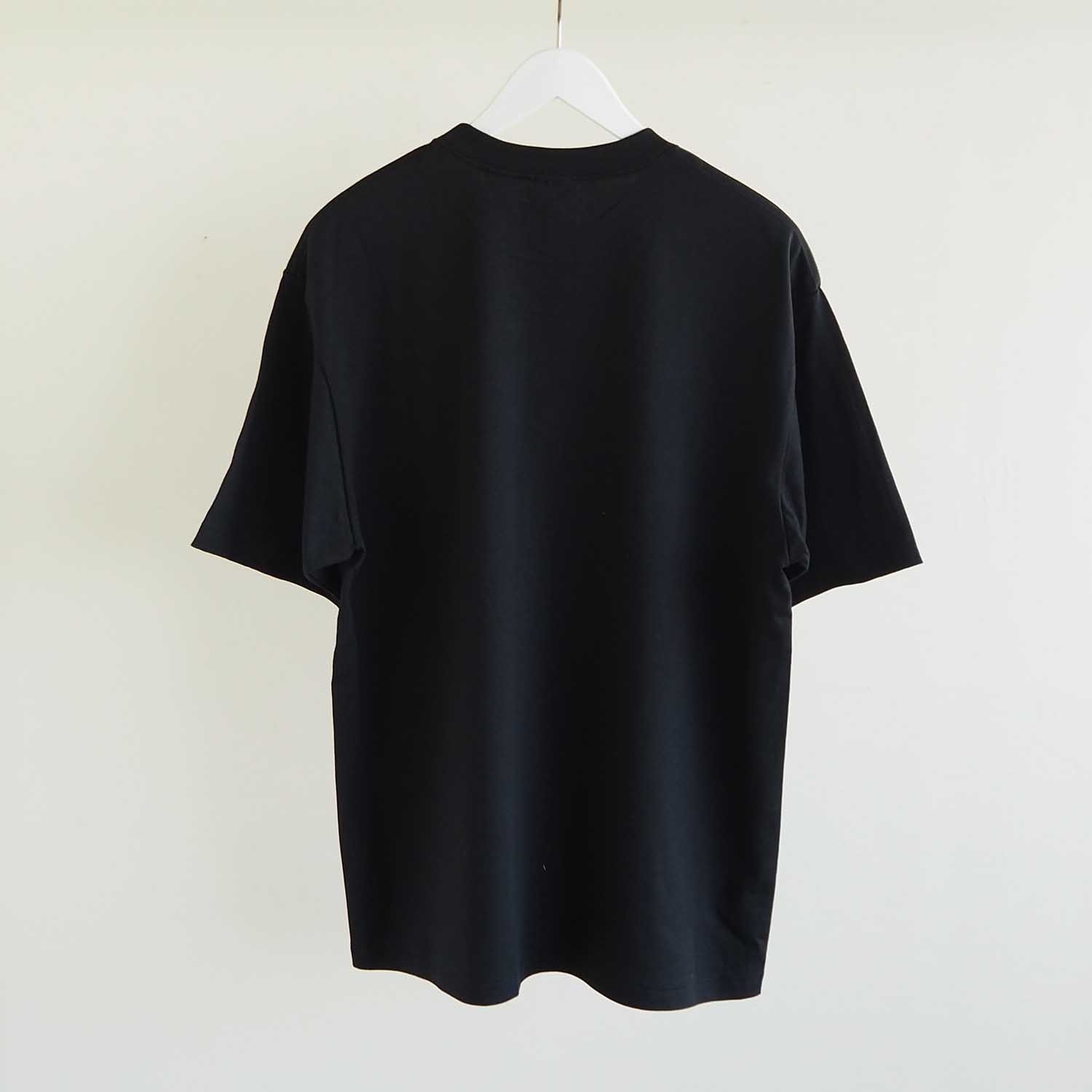 COTTON RESEARCH CLUB コットンリサーチクラブ S/S Tubular T-Shirt(丸胴) クルーネックTシャツ BLACK ブラック