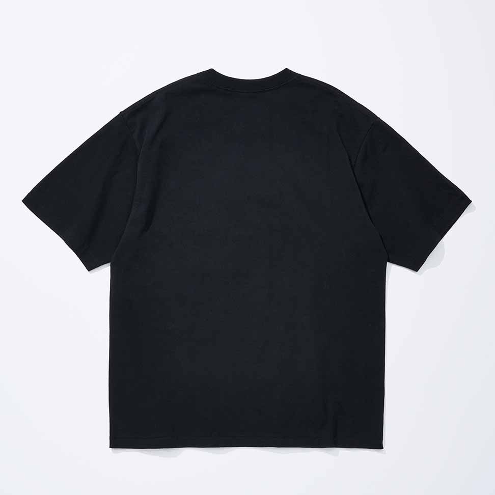 COTTON RESEARCH CLUB コットンリサーチクラブ S/S Tubular T-Shirt(丸胴) クルーネックTシャツ BLACK ブラック