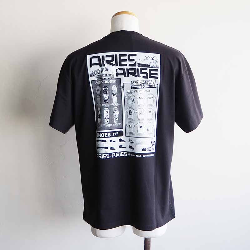 Aries アリーズ Skate SS tee プリントTシャツ ARIES Temple Logo on