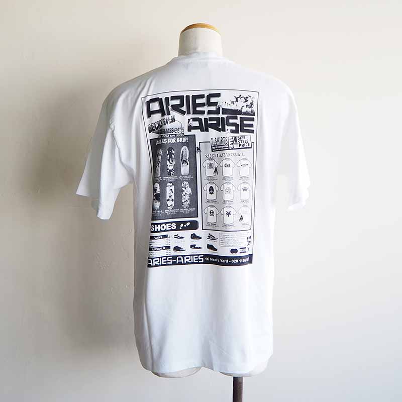 Aries アリーズ Skate SS tee プリントTシャツ ARIES Temple Logo on