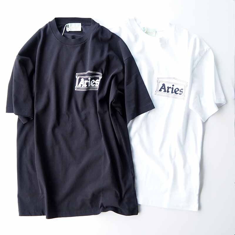 Aries アリーズ Skate SS tee プリントTシャツ ARIES Temple Logo on