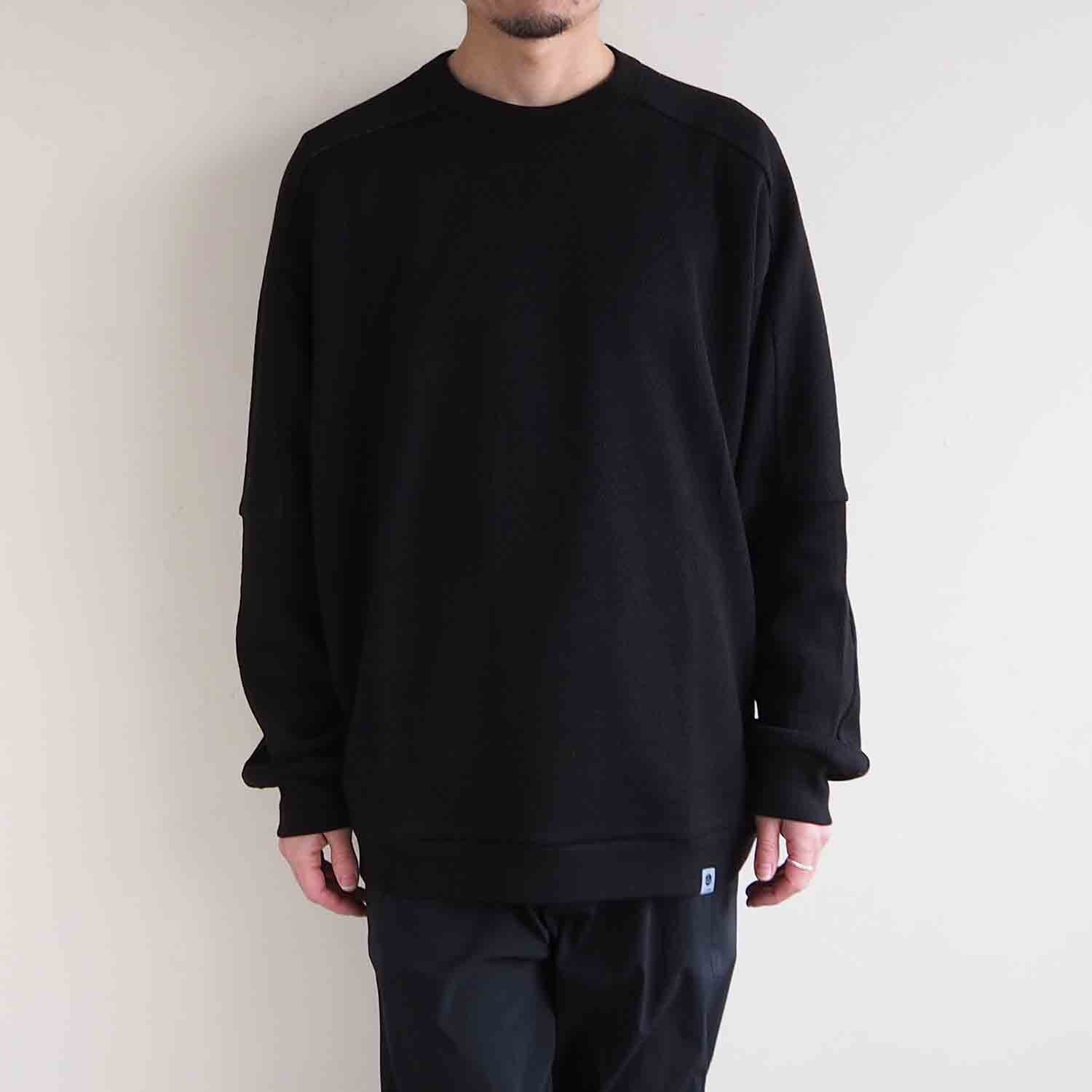 LANTERN ランタン THERMAL LIGHT SWEAT サーマルライトスウェット BLACK ブラック