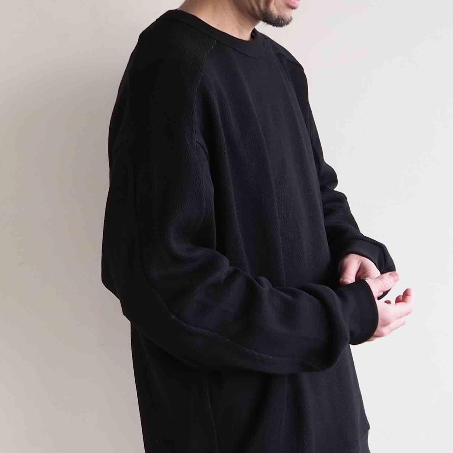 LANTERN ランタン THERMAL LIGHT SWEAT サーマルライトスウェット BLACK ブラック