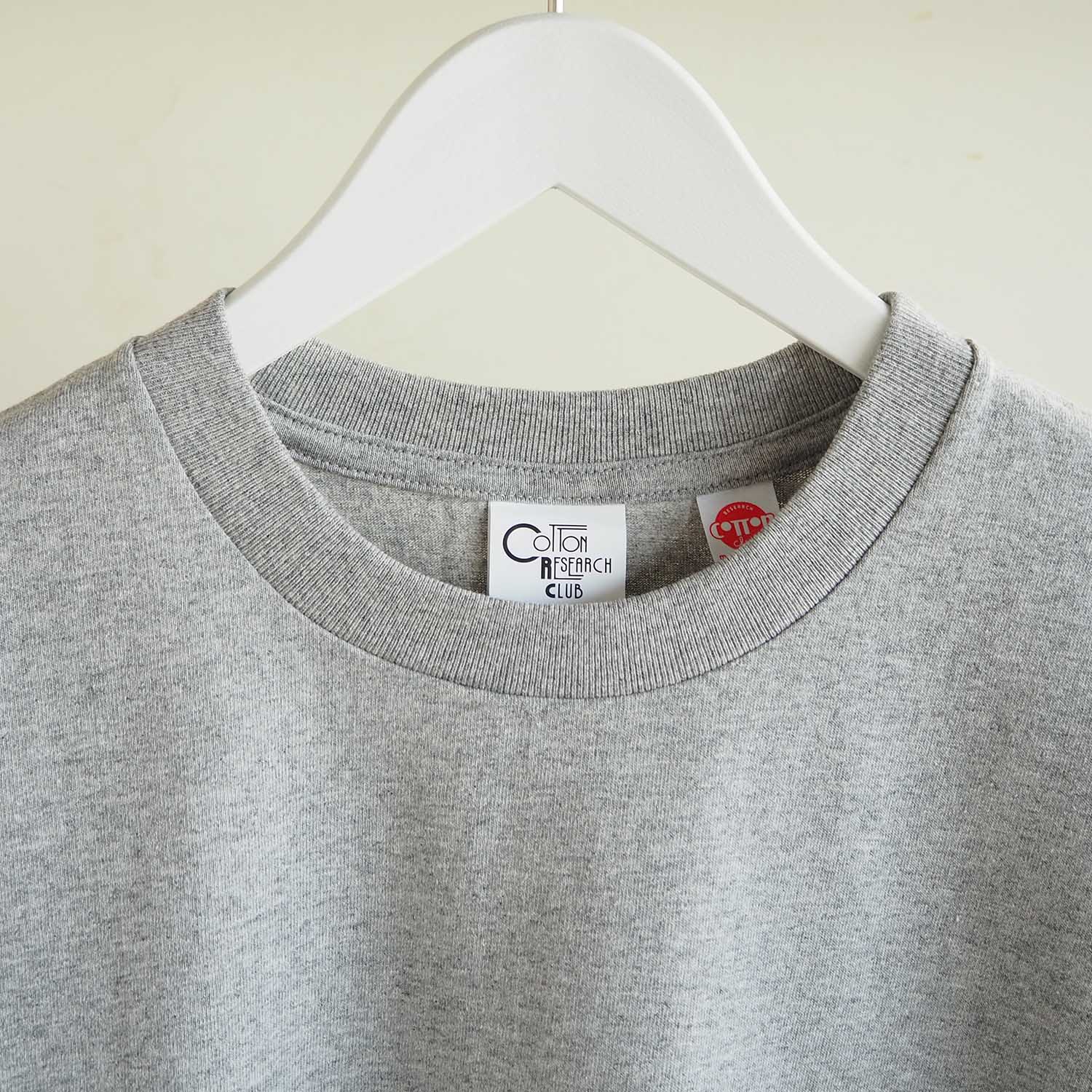 COTTON RESEARCH CLUB コットンリサーチクラブ S/S Tubular T-Shirt(丸 
