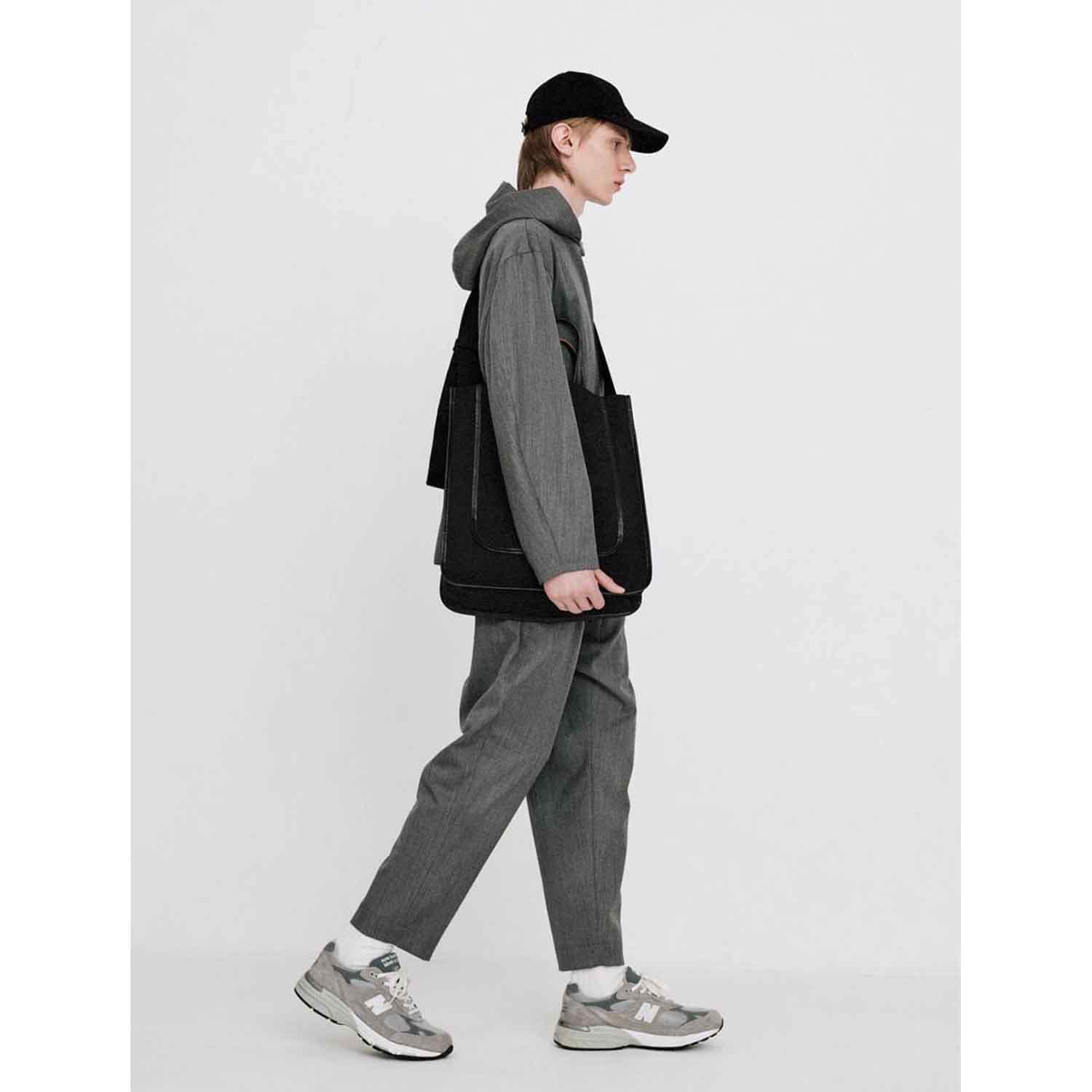texnh テクネ MAGAZINE / WASHER-NY トートバッグ ブラック