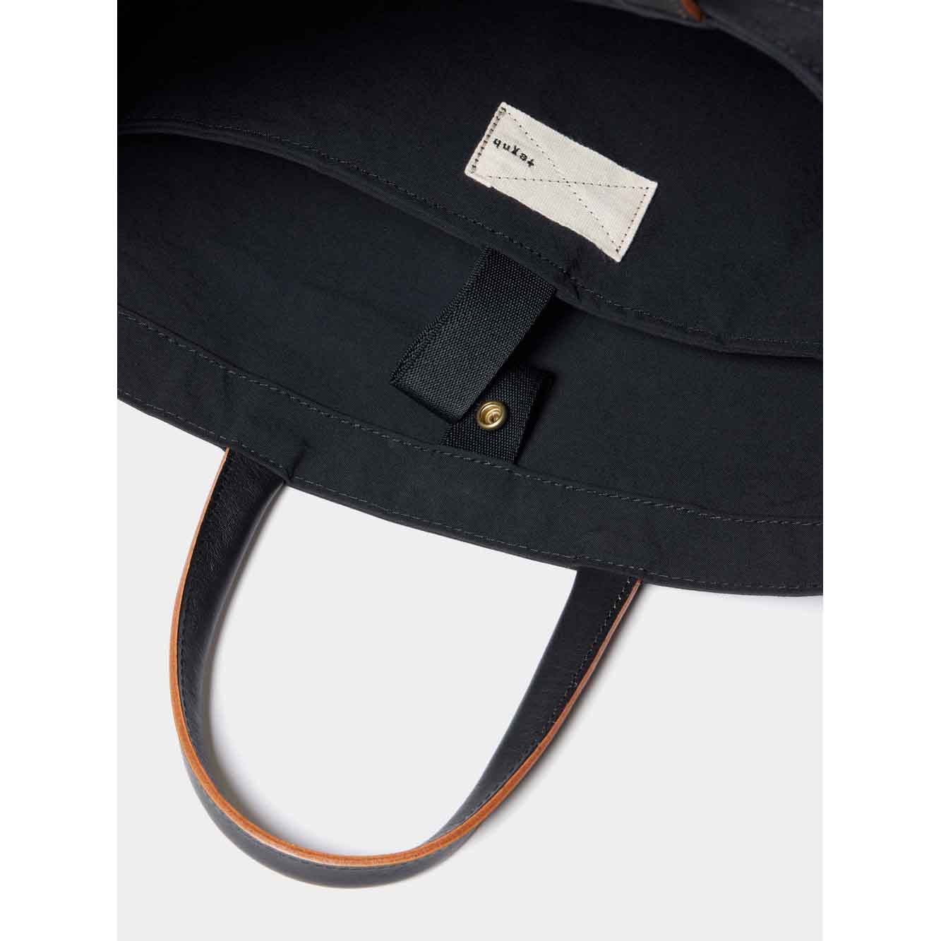 texnh テクネ MAGAZINE / WASHER-NY トートバッグ ブラック