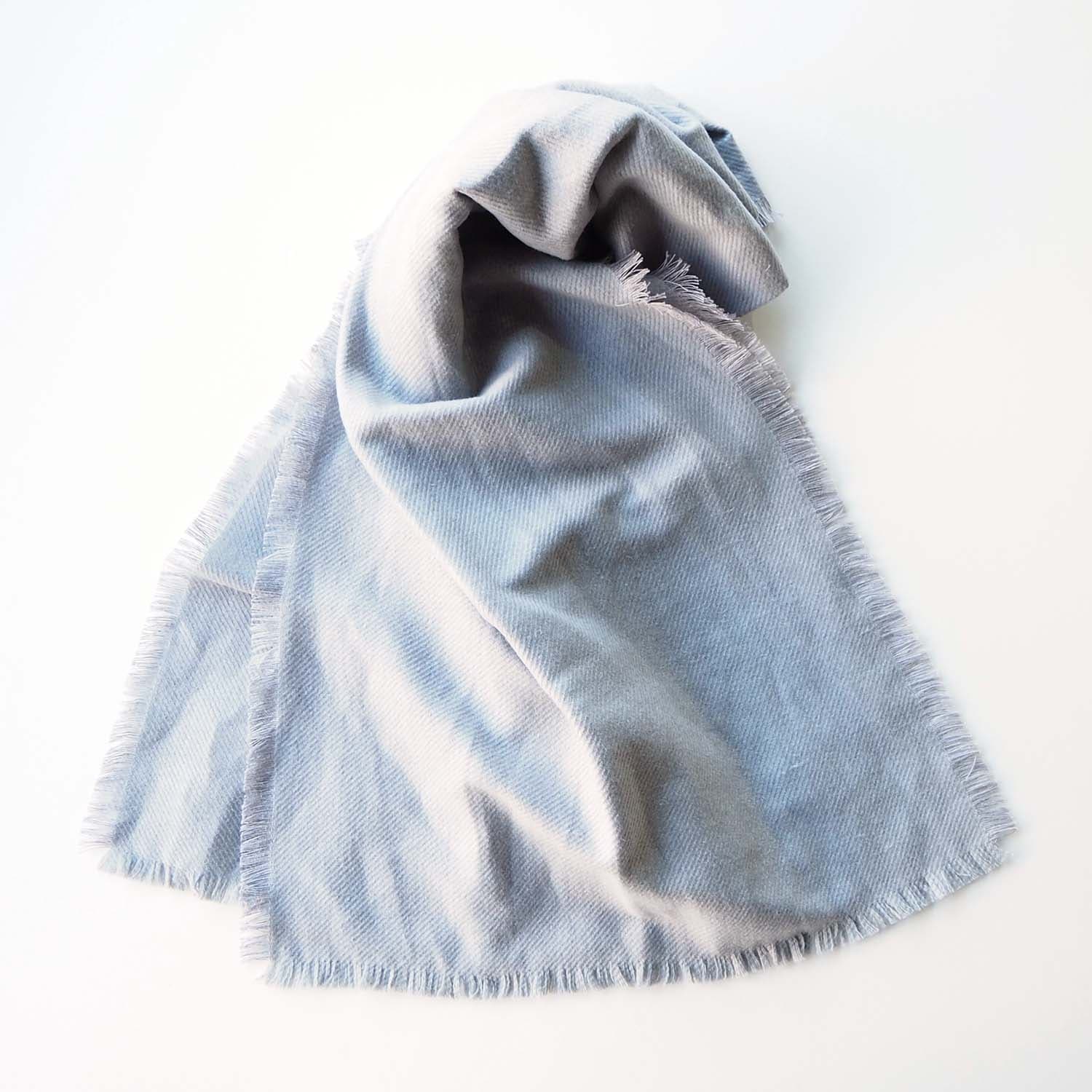 THROW スロー ストール・マフラー IVY リネン×カシミヤ グレー