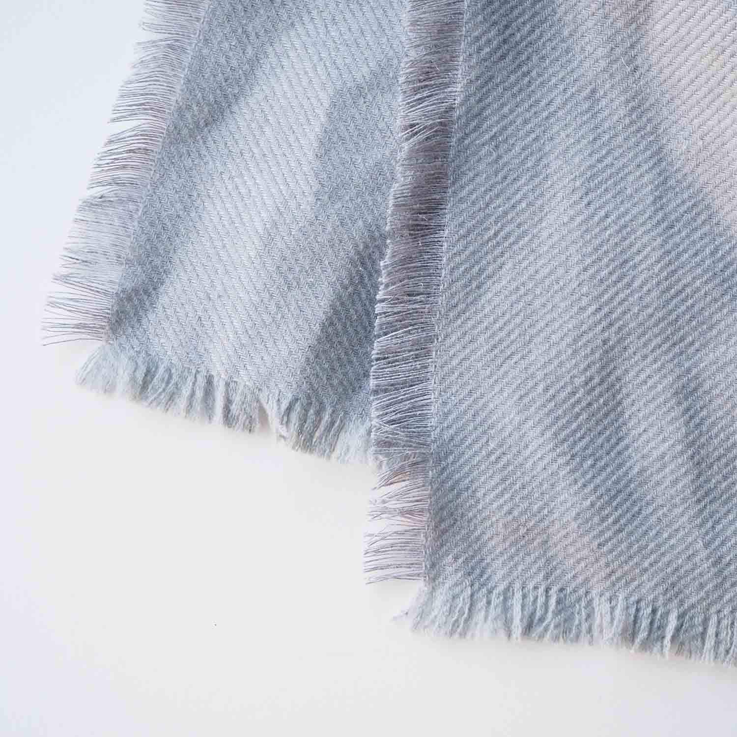 THROW スロー ストール・マフラー IVY リネン×カシミヤ グレー