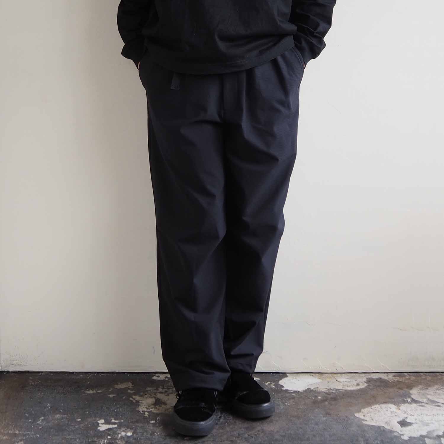 FANTASTICDAYS MENS ファンタスティックデイズ メンズ PARK イージーパンツ BLACK