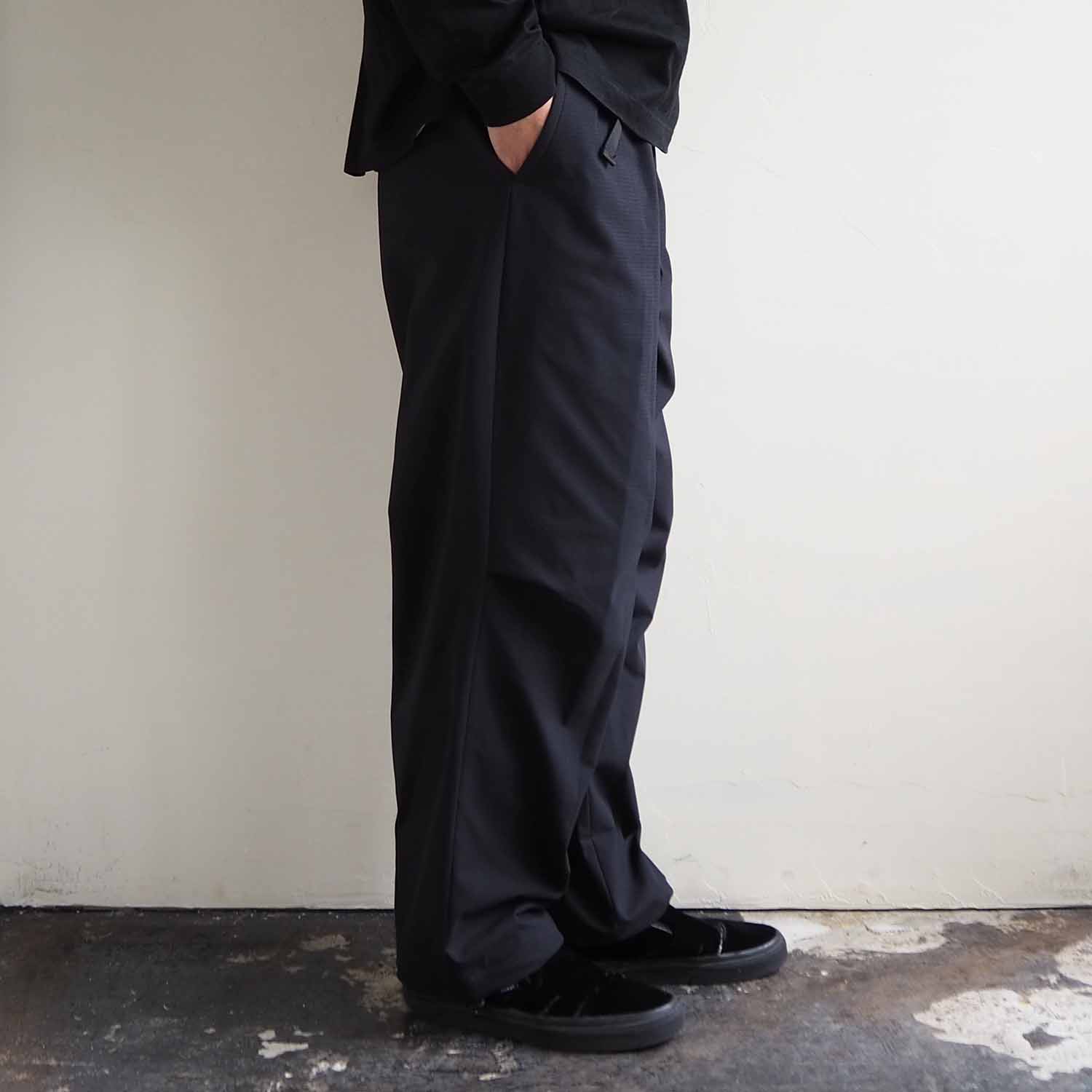 FANTASTICDAYS MENS ファンタスティックデイズ メンズ PARK イージーパンツ BLACK