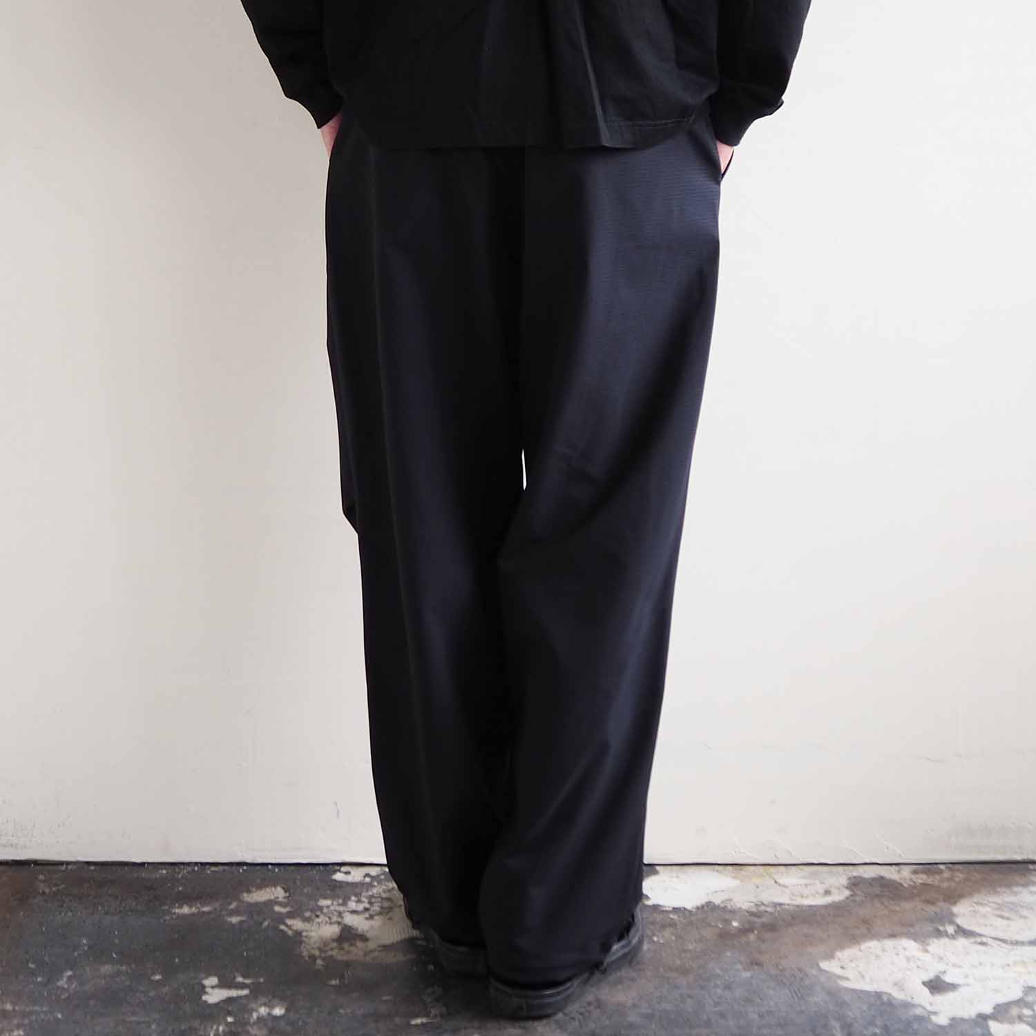 FANTASTICDAYS MENS ファンタスティックデイズ メンズ PARK イージーパンツ BLACK