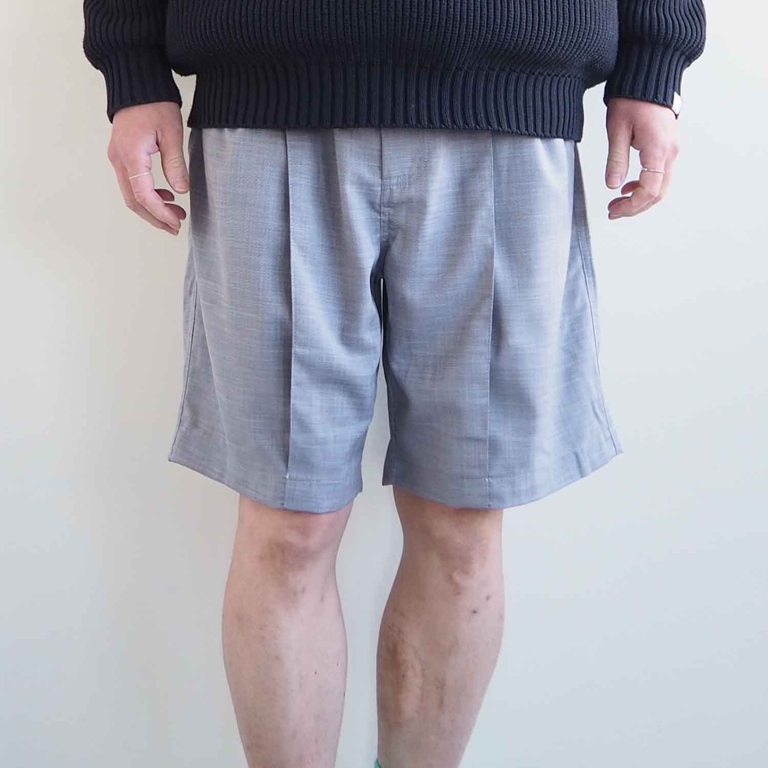 EXPANSION NY エクスパンション ニューヨーク Alva Luxor Shorts ショーツ ライトグレー