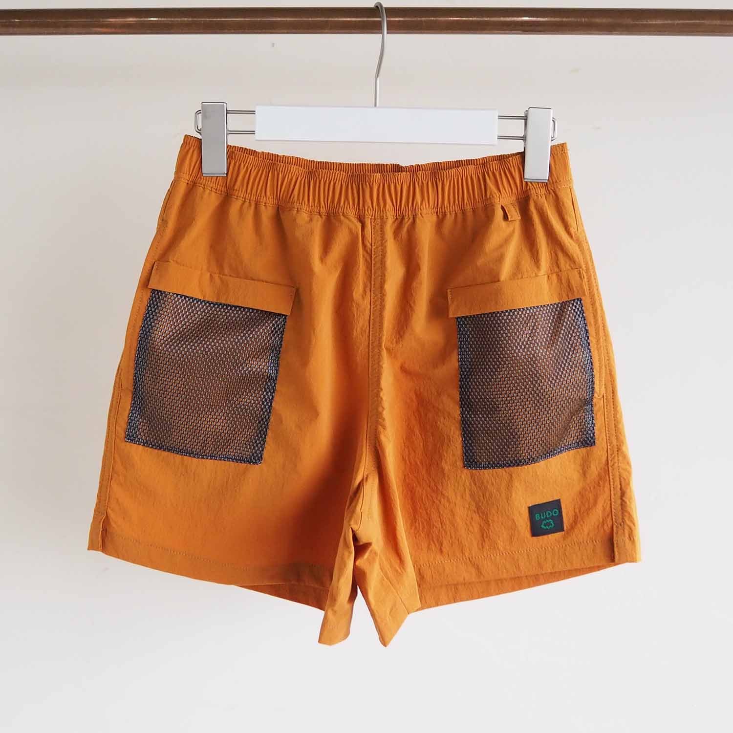 BUDO ブドー MINIMUM MESH SHORTS +ADD ミニマムメッシュショーツ+ADD Orange オレンジ
