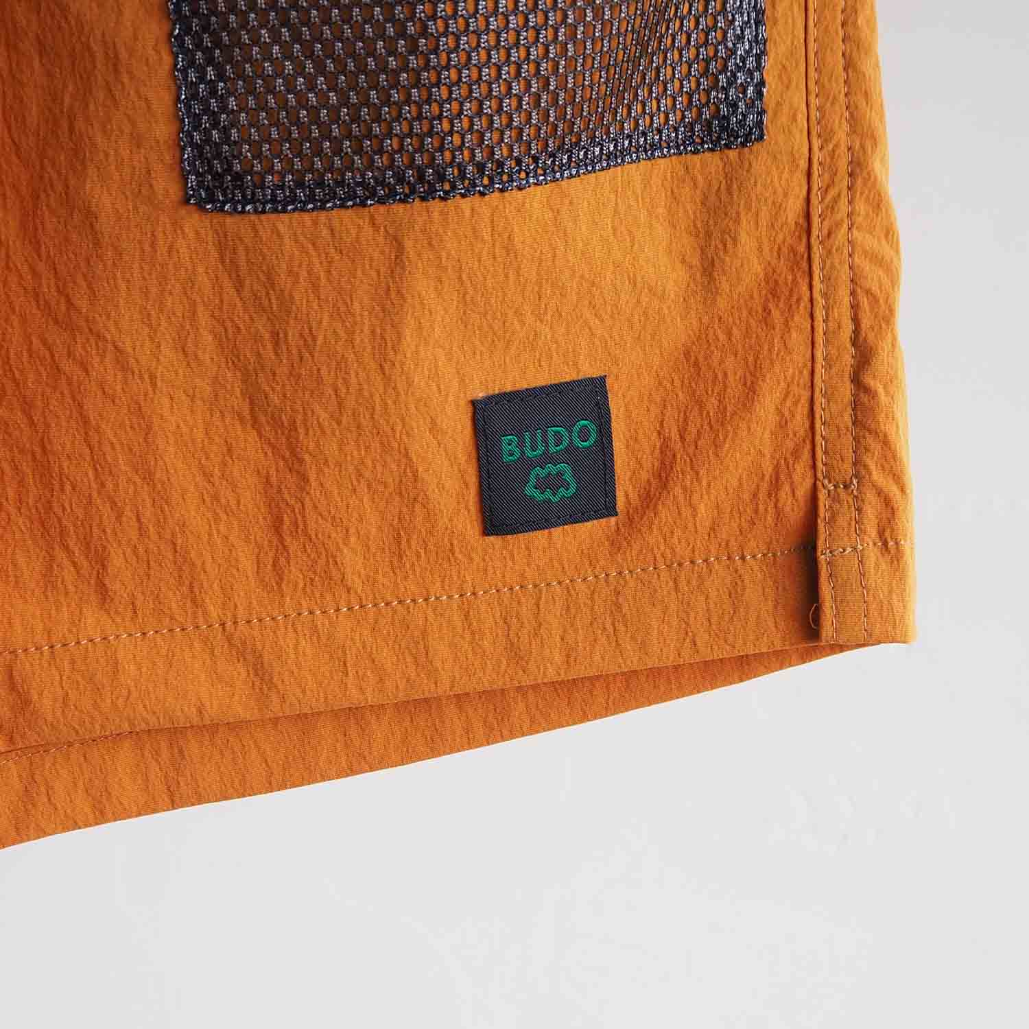 BUDO ブドー MINIMUM MESH SHORTS +ADD ミニマムメッシュショーツ+ADD Orange オレンジ