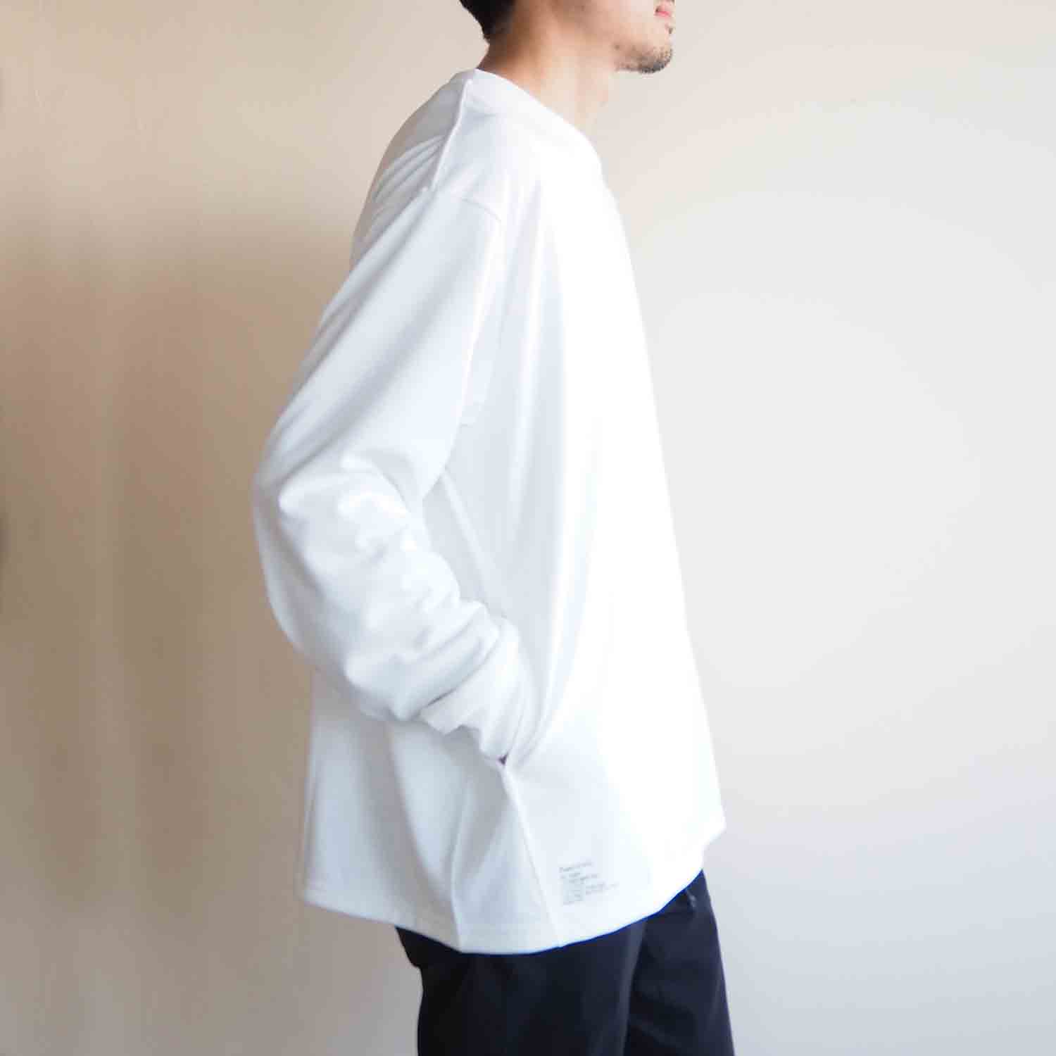 FreshService フレッシュサービス DRY JERSEY L/S CREW NECK Tee ドライジャージロングスリーブＴシャツ ホワイト