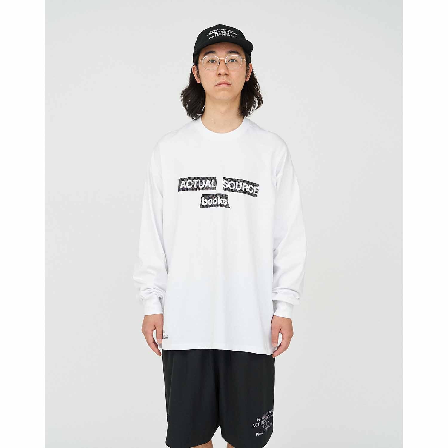 FreshService フレッシュサービス AS×FS CORPORATE L/S TEE “TAPE” WHITE