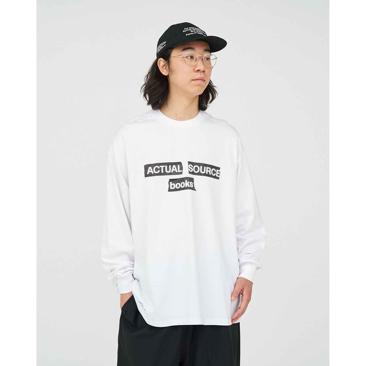 FreshService フレッシュサービス AS×FS CORPORATE L/S TEE “TAPE” WHITE