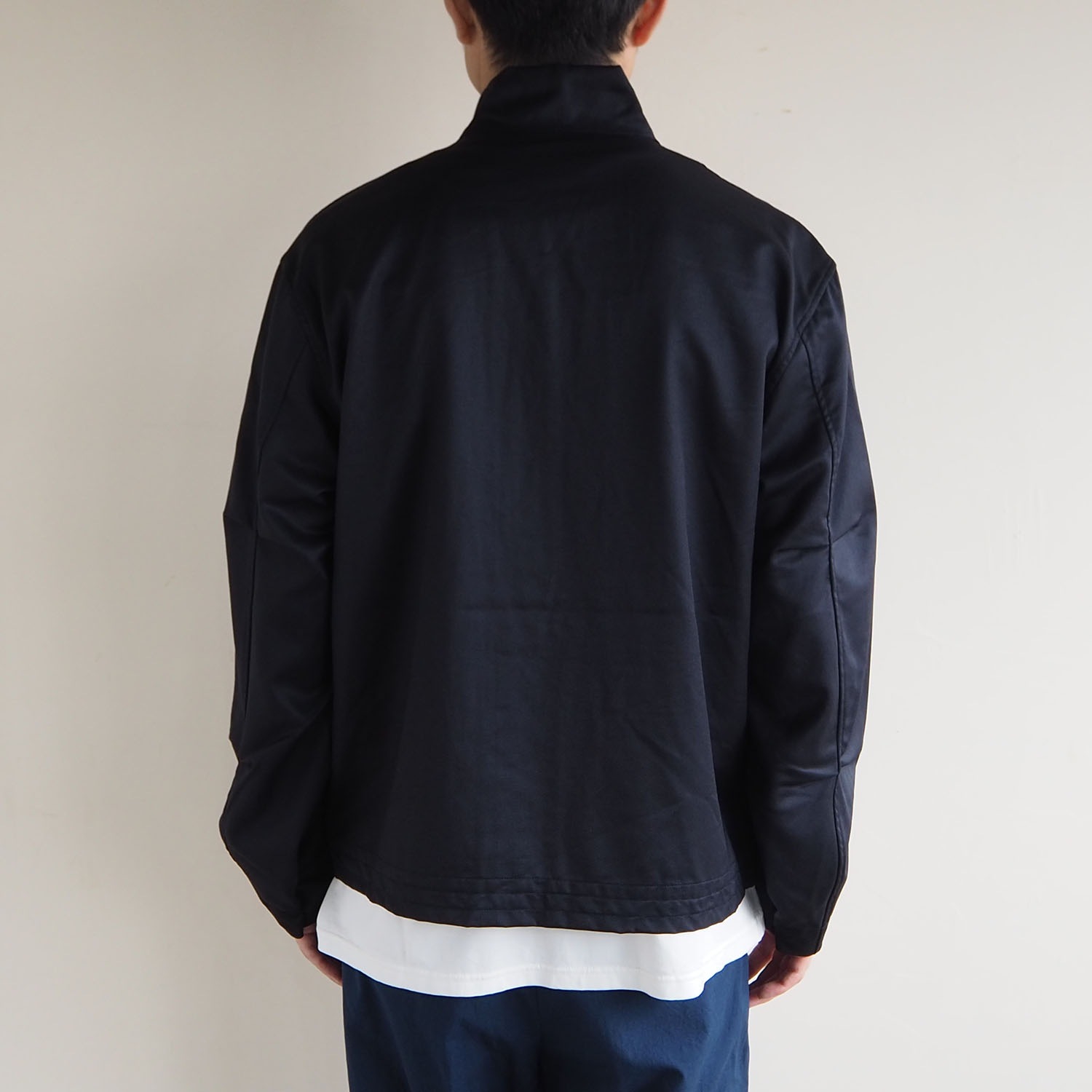 SH エスエイチ FLIGHT SHIRT (WOOL) フライトシャツ ウール素材 ネイビー