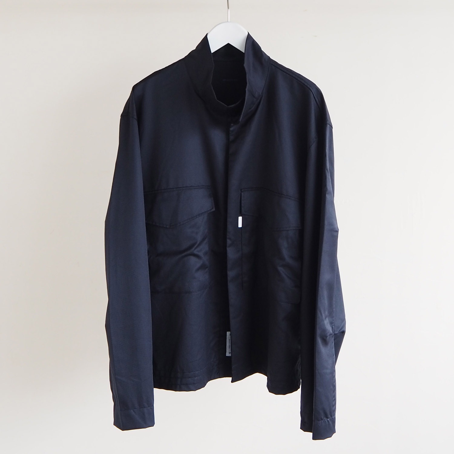 SH エスエイチ FLIGHT SHIRT (WOOL) フライトシャツ ウール素材 ネイビー