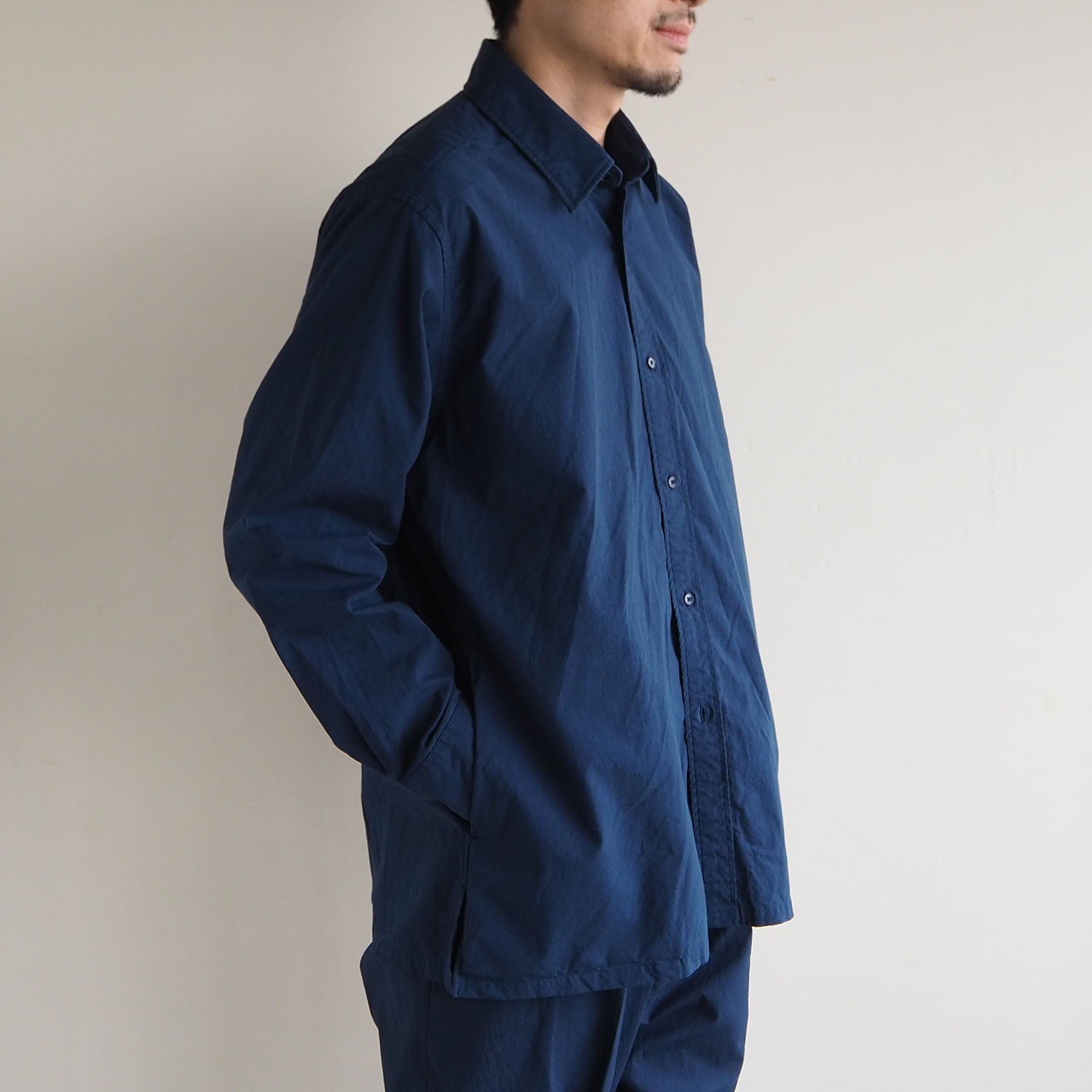 S H FOR ERA. EXCLUSIVE SHIRT エスエイチフォーイーラエクスクルーシブシャツ NAVY ネイビー