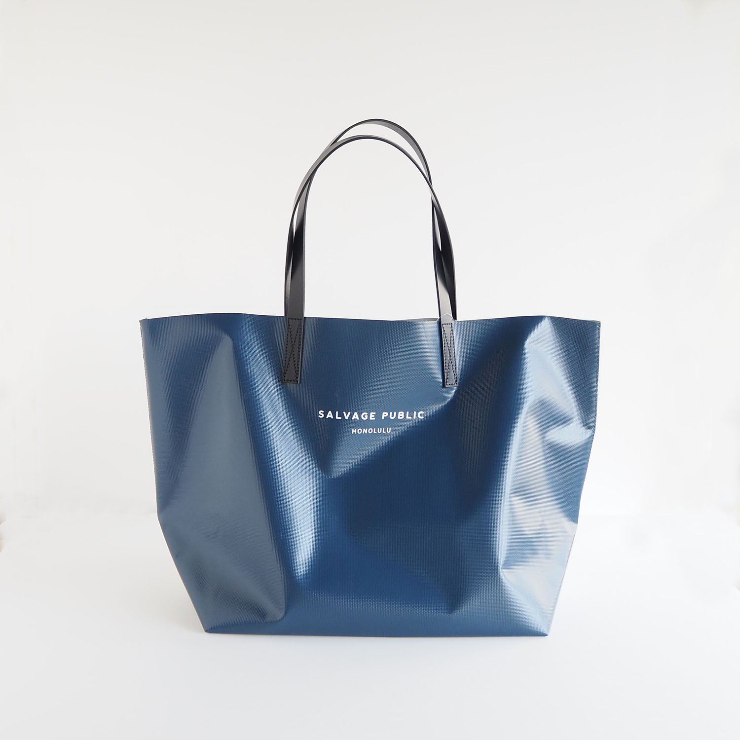 SALVAGE PUBLIC Kolepa  サルベージパブリック コレパ Tote Bag トートバッグ ネイビー×シルバー