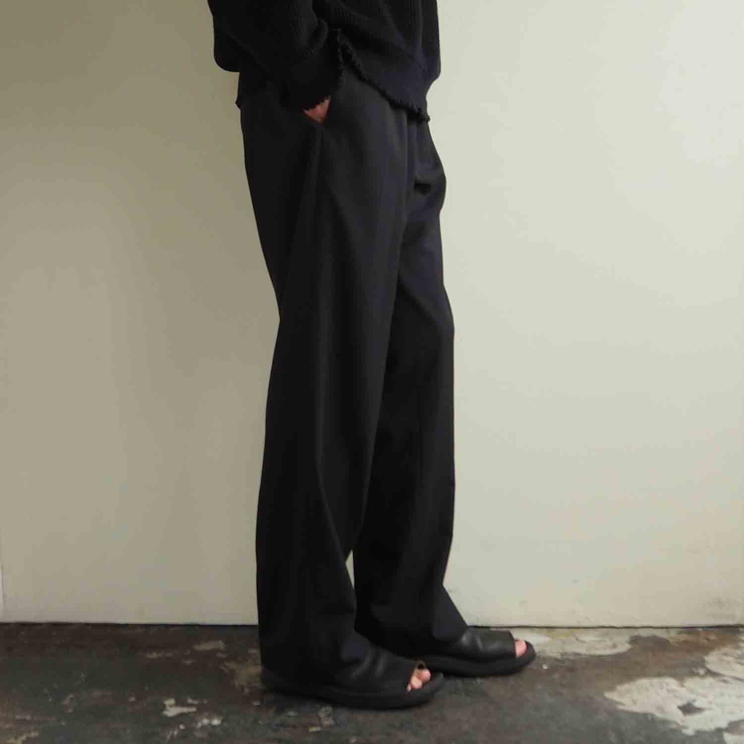 FANTASTICDAYS MENS ファンタスティックデイズ メンズ UNCREASE イージーパンツ BLACK