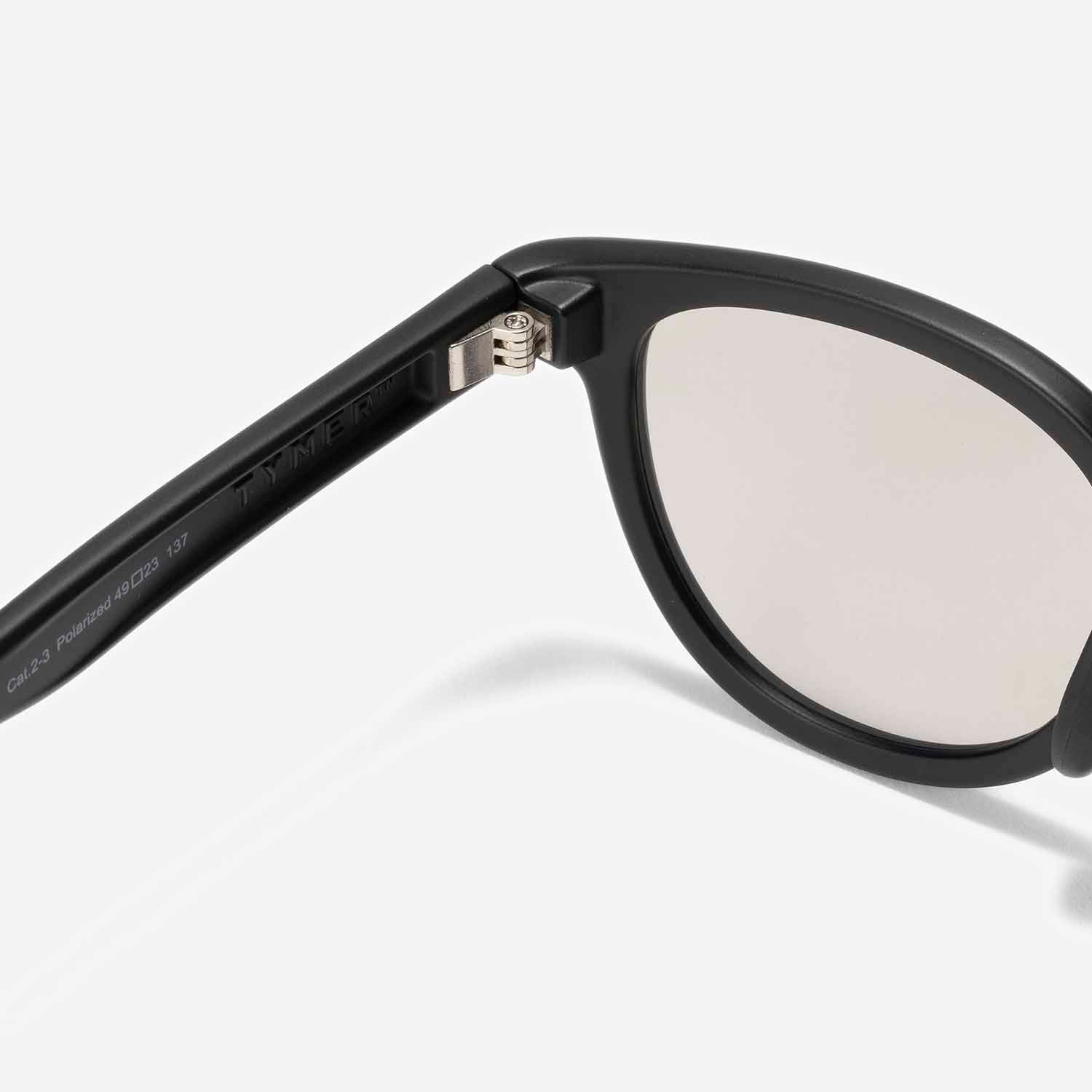 TYMER タイマー サングラス ELIOT エリオット Matte Black / Photochromic Grey Polarized (偏光調光レンズ) 