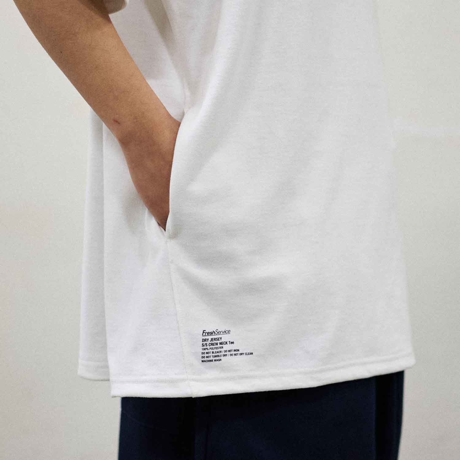 FreshService フレッシュサービス DRY JERSEY S/S CREW NECK Tee ドライジャージＴシャツ ブラック