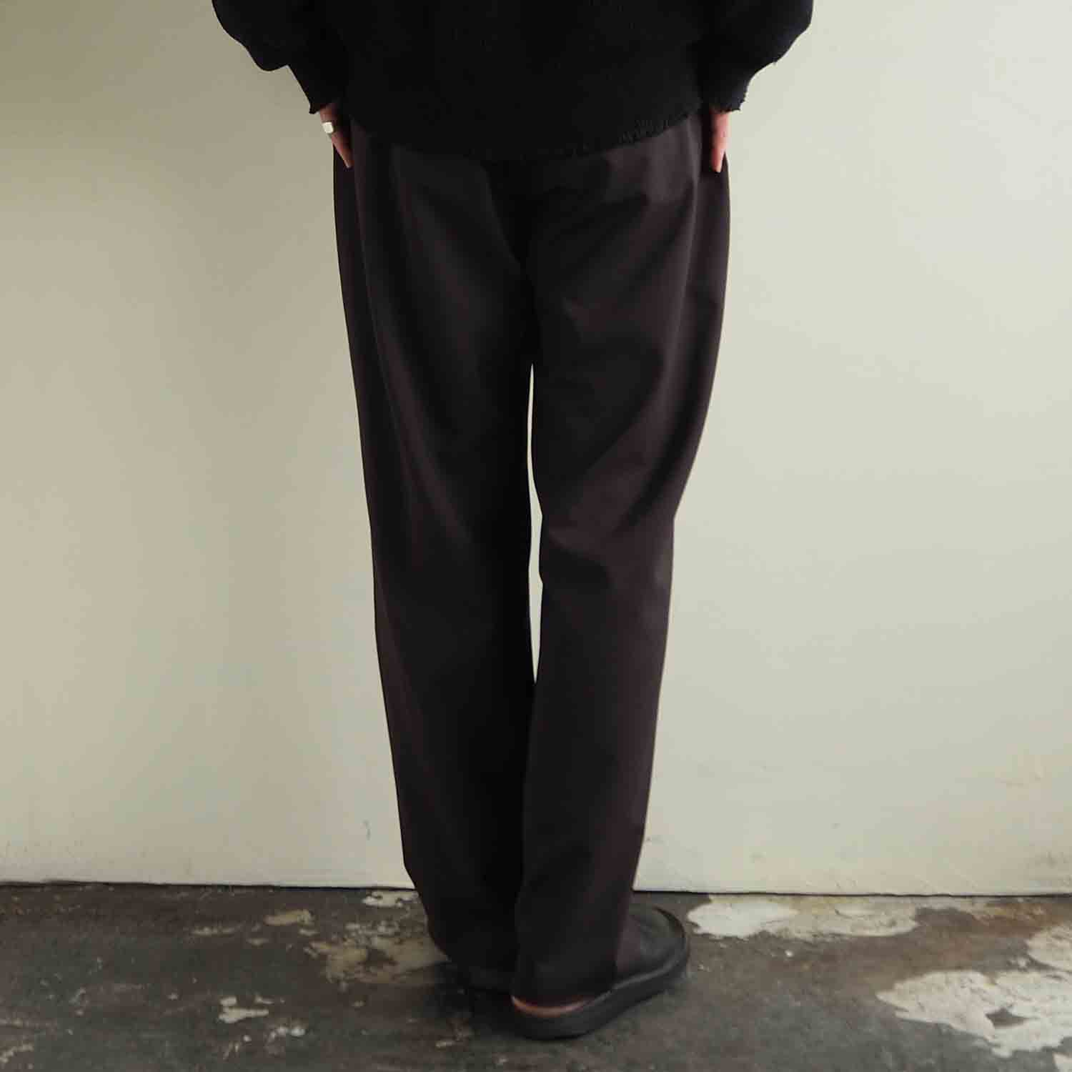 FANTASTICDAYS MENS ファンタスティックデイズ メンズ UNCREASE イージーパンツ BROWN