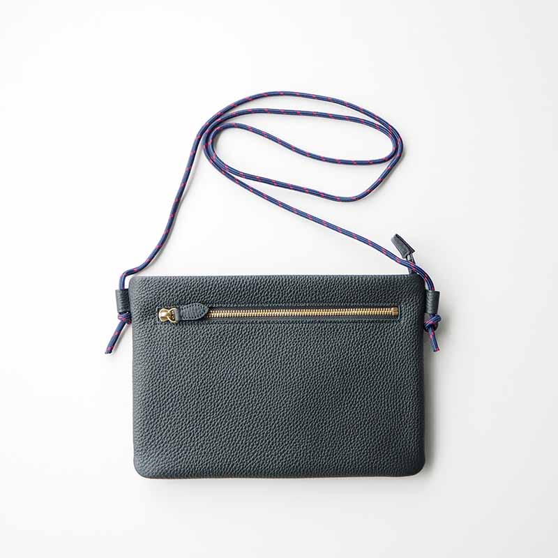 SACOCHE サコッシュ SHRUNKEN CALF シュランケンカーフ DARK GREEN ダークグリーン