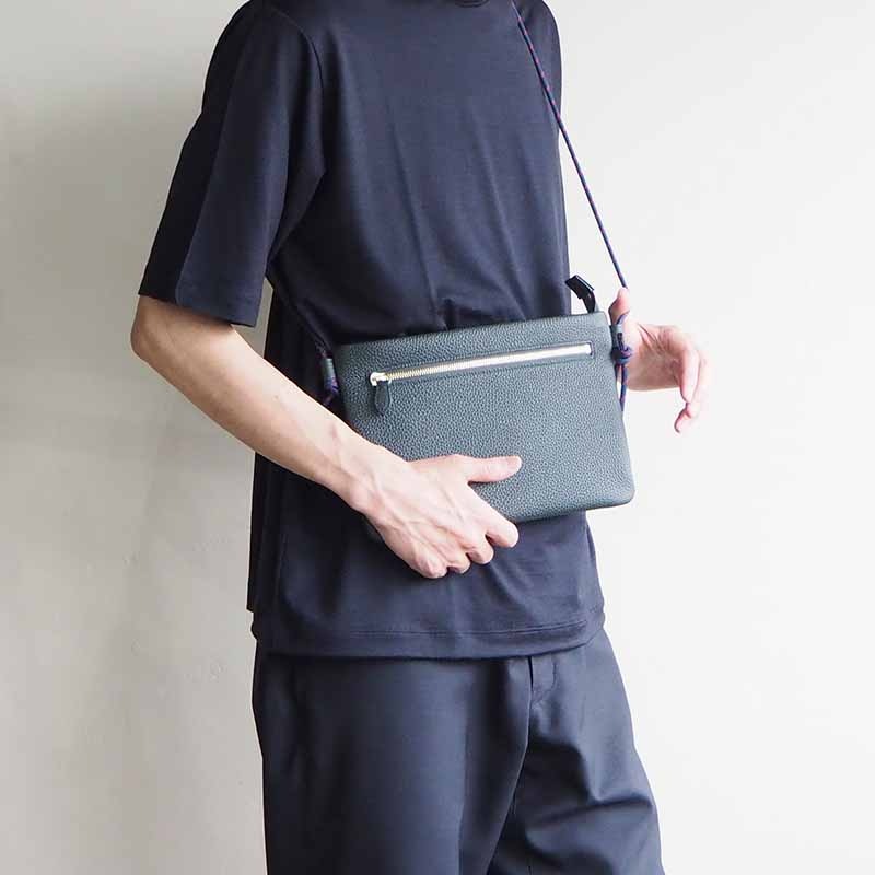 mag様 /2025tambourineタンバリンチャコール/サコッシュ キーン】ケーエイチティー リサイクル サコッシュ バッグ イン