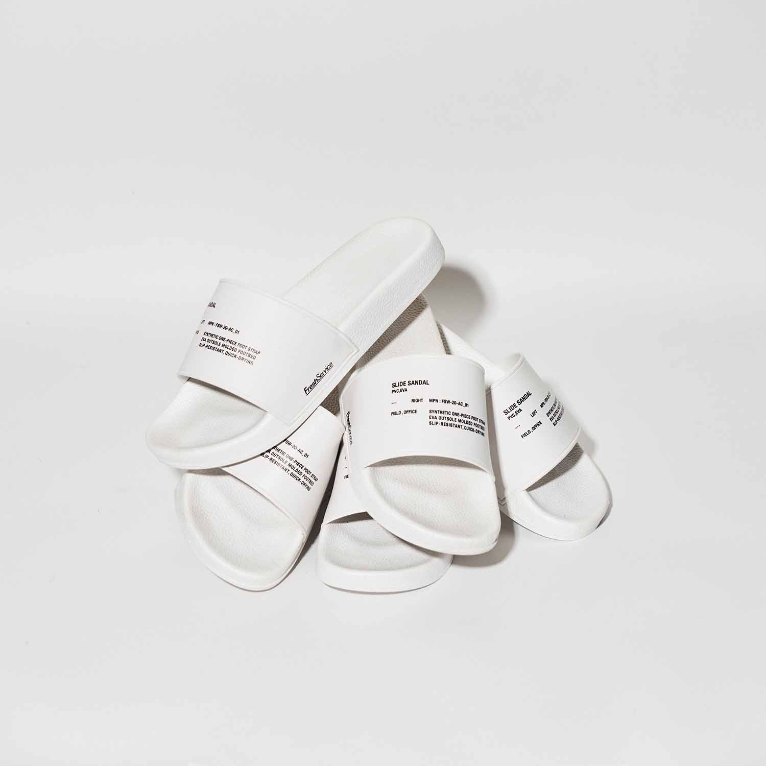 FreshService フレッシュサービス SLIDE SANDAL スライドサンダル ホワイト