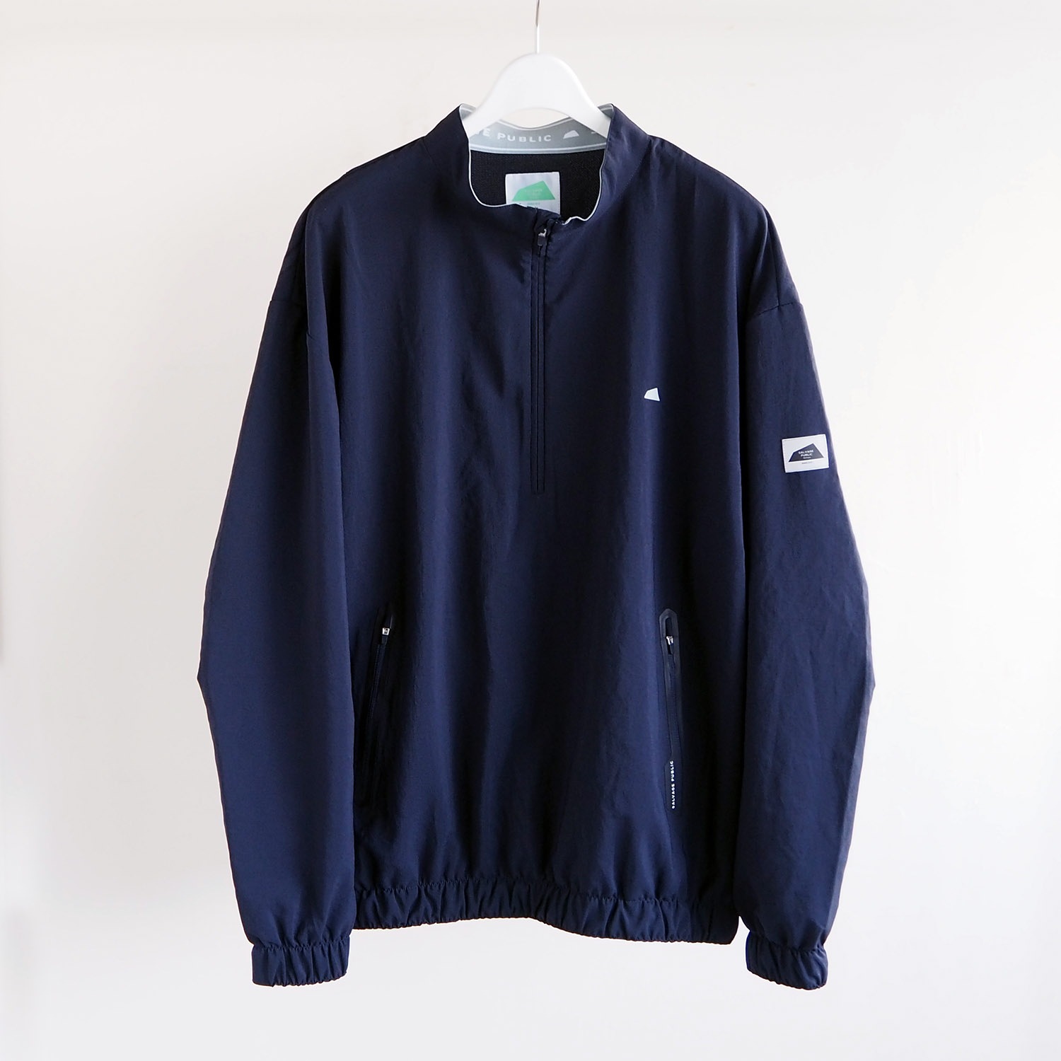 SALVAGE PUBLIC Kolepa  サルベージパブリック コレパ Mockneck Pullover Jacket モックネックプルオーバージャケット ダークネイビー