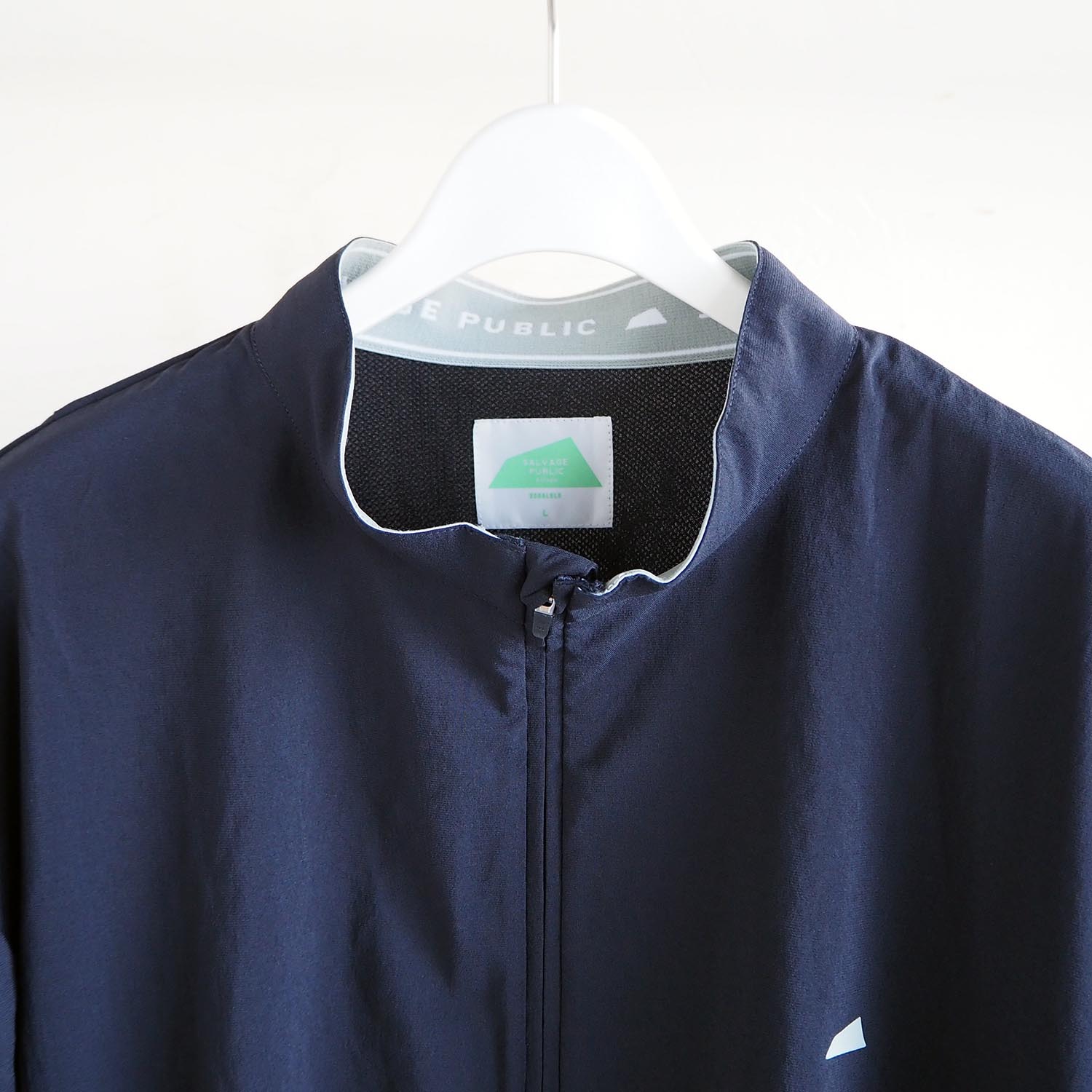 SALVAGE PUBLIC Kolepa  サルベージパブリック コレパ Mockneck Pullover Jacket モックネックプルオーバージャケット ダークネイビー