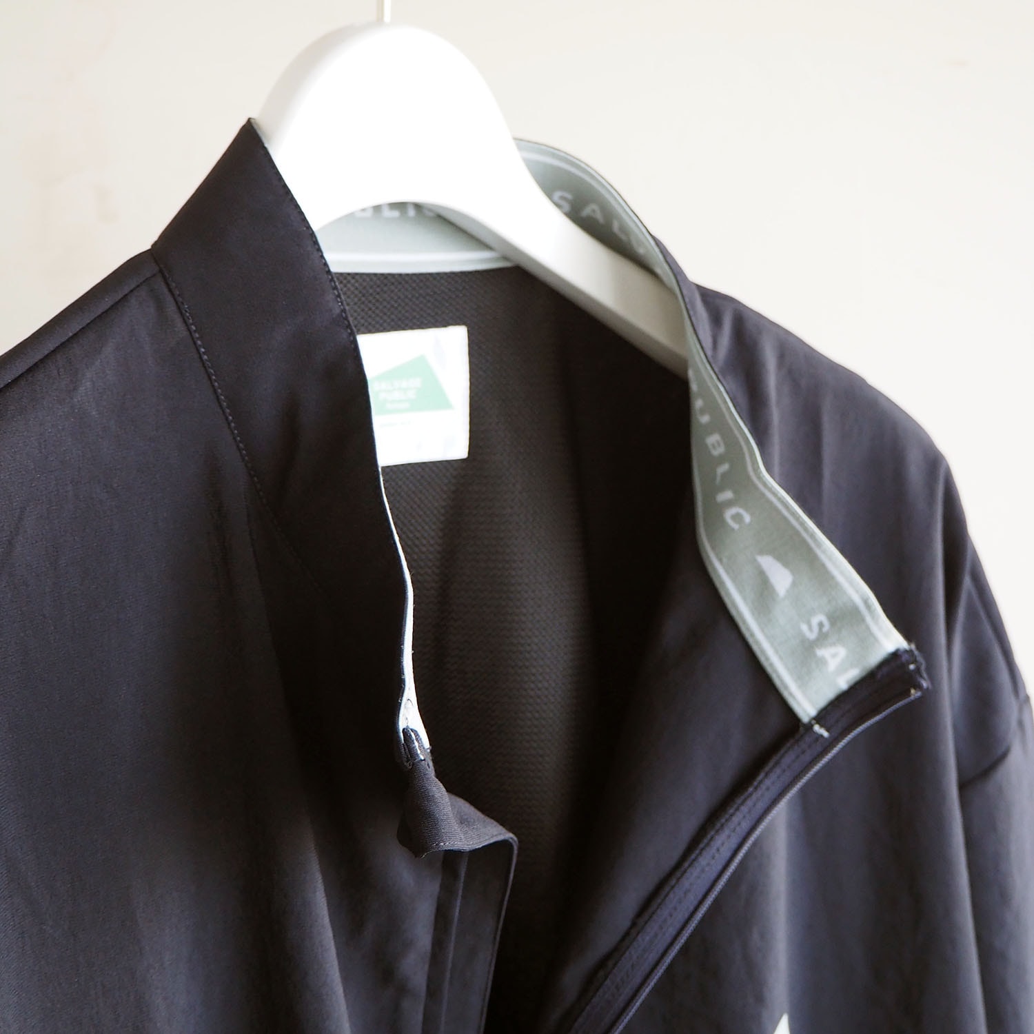 SALVAGE PUBLIC Kolepa  サルベージパブリック コレパ Mockneck Pullover Jacket モックネックプルオーバージャケット ダークネイビー