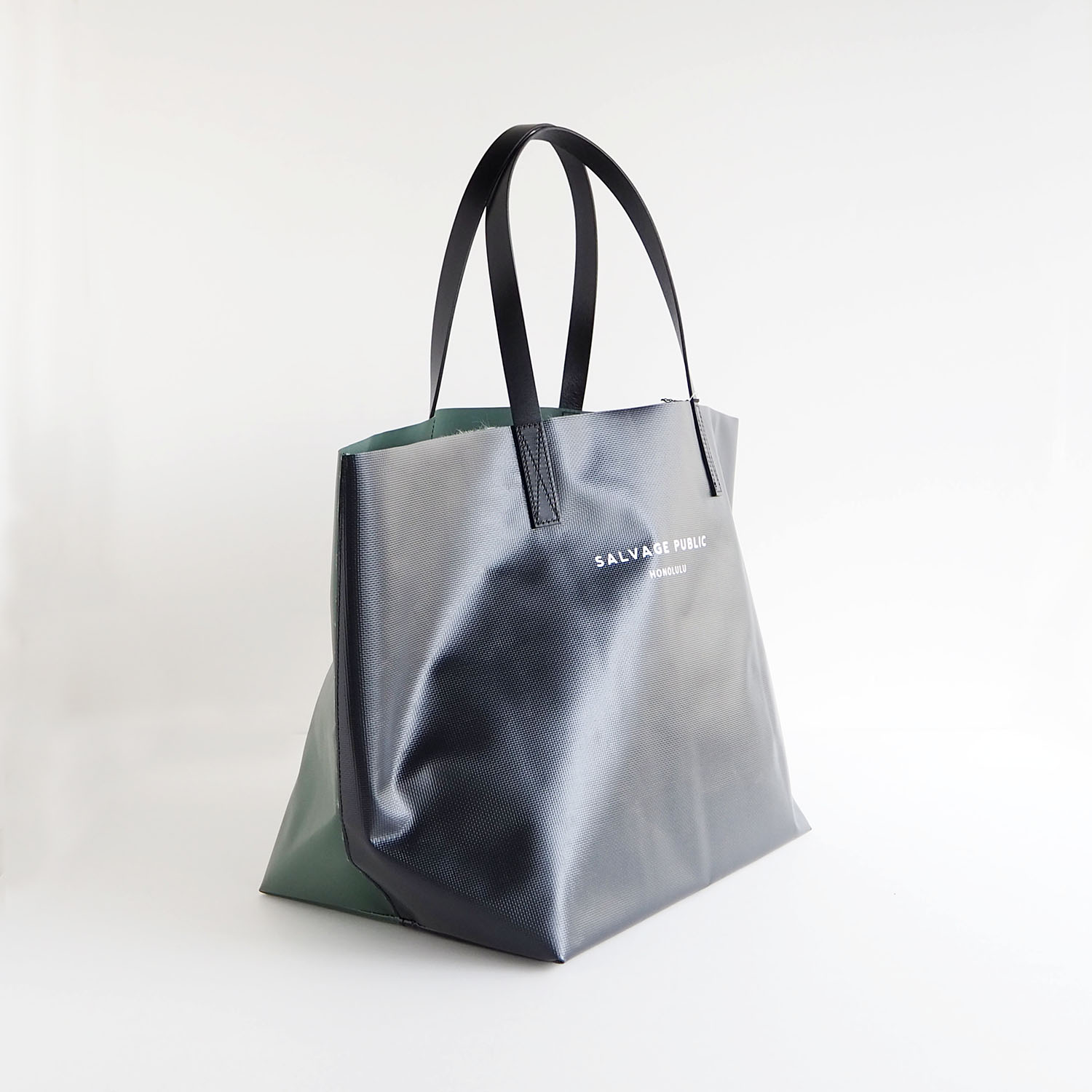 SALVAGE PUBLIC Kolepa  サルベージパブリック コレパ Tote Bag トートバッグ ブラック×オリーブ